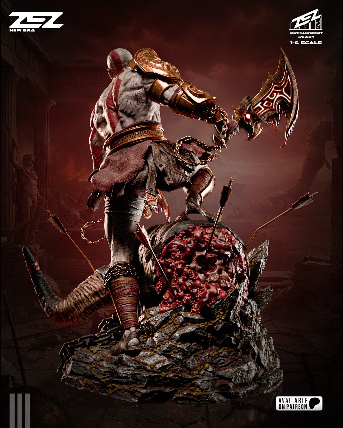 Kratos — Painted