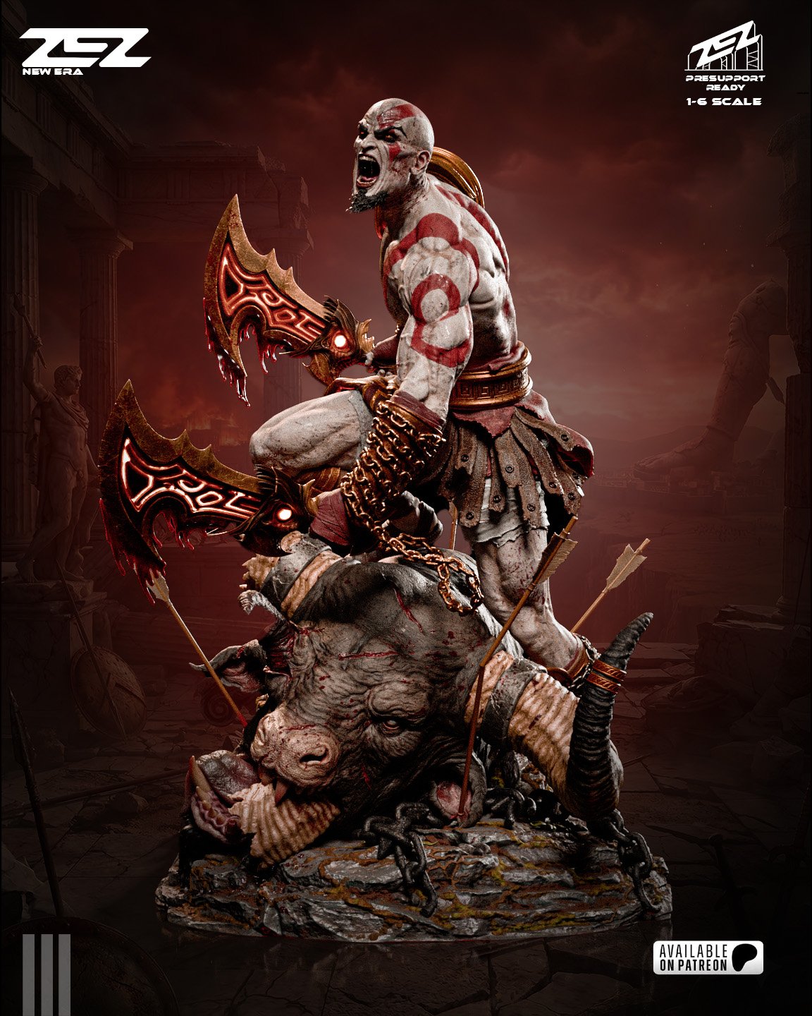 Kratos — Painted