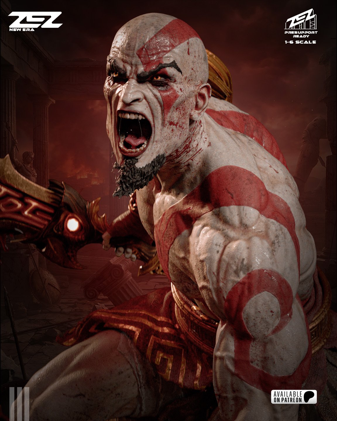 Kratos — Painted