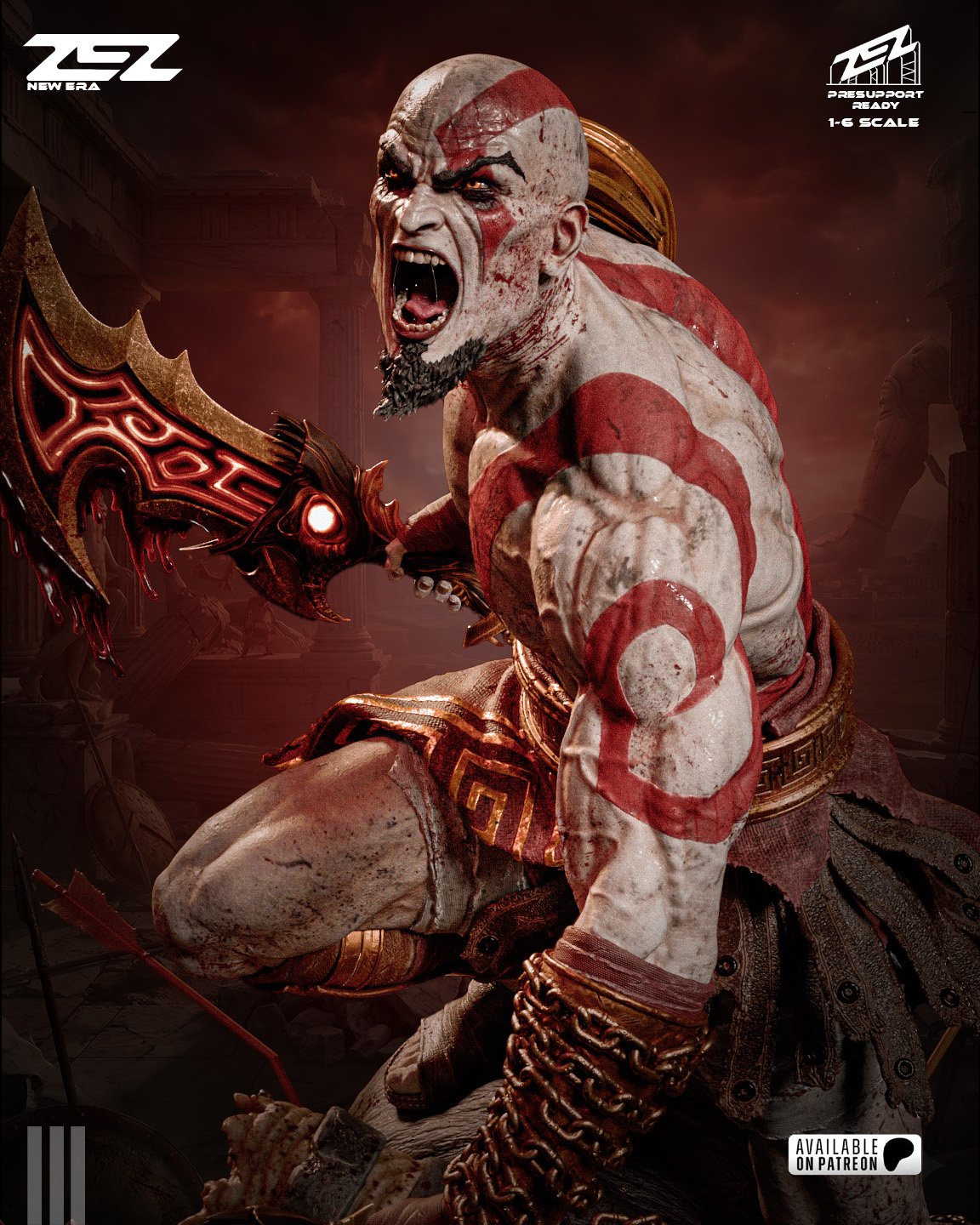 Kratos — Painted