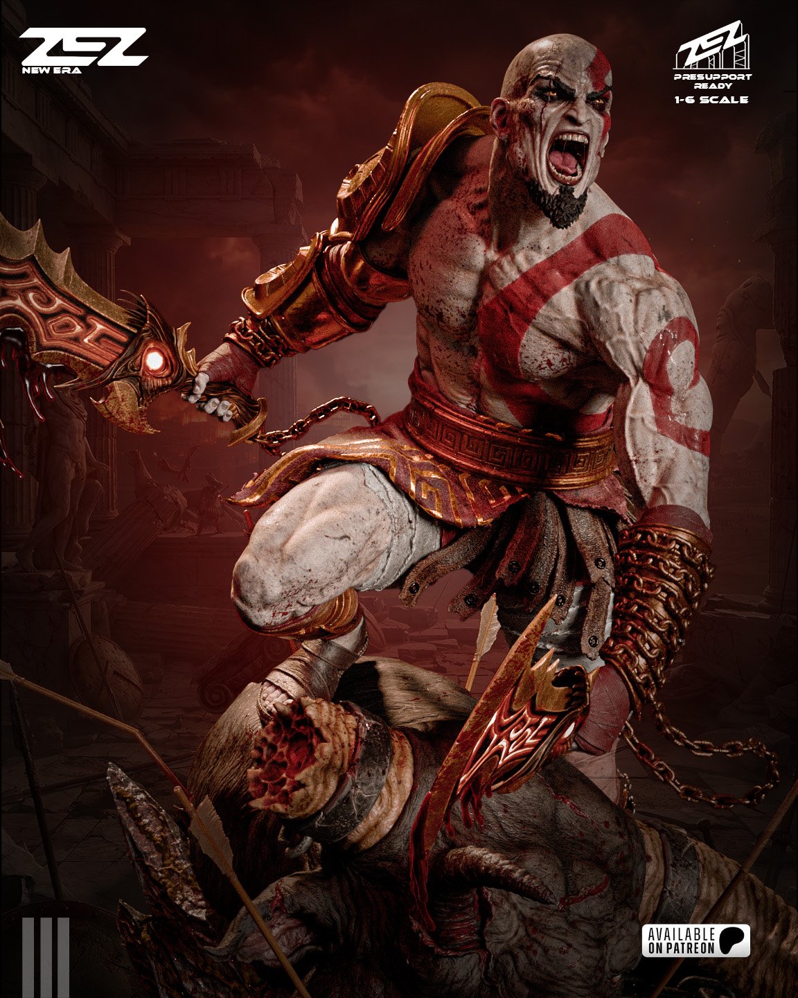 Kratos — Painted