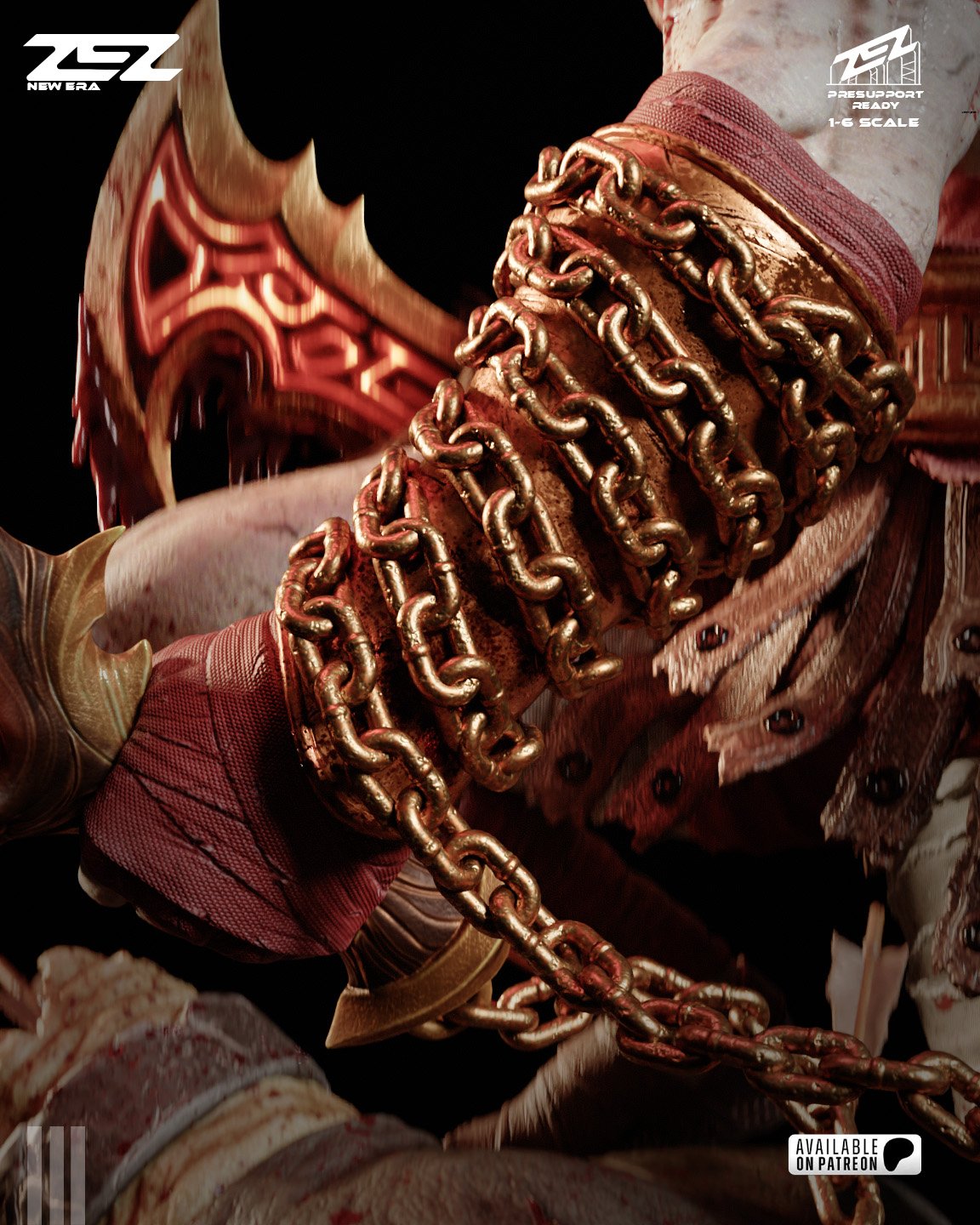 Kratos — Painted