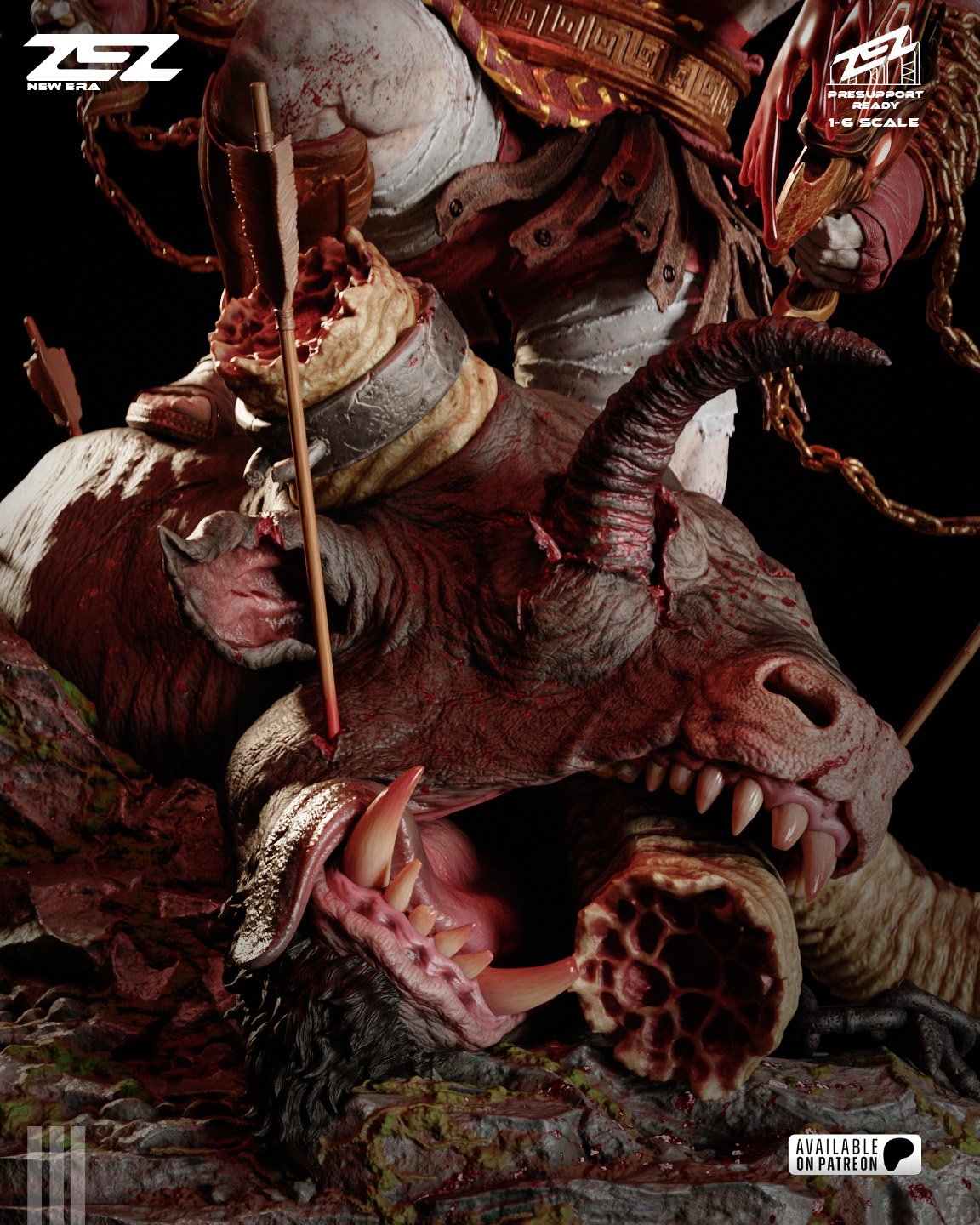 Kratos — Painted