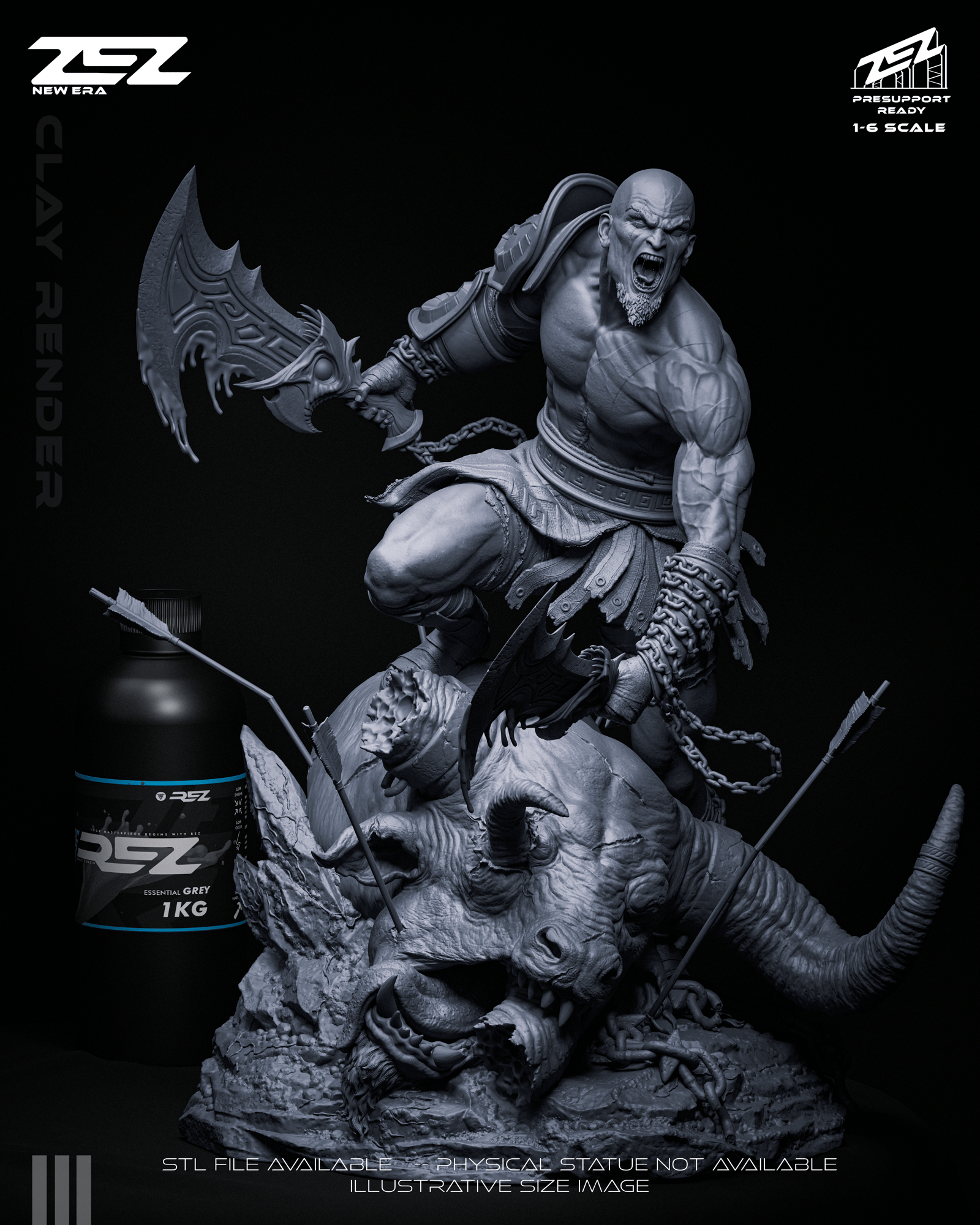 Kratos — Unpainted