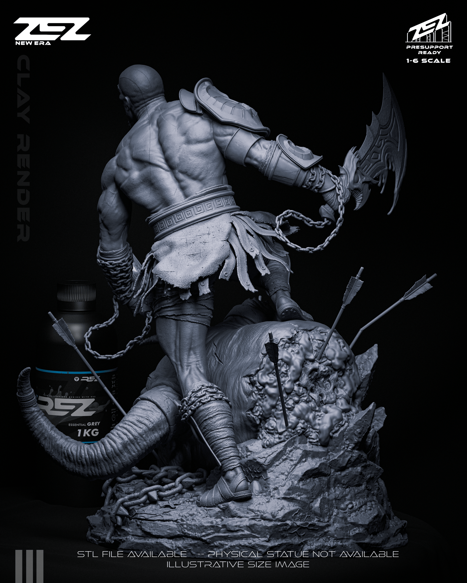 Kratos — Unpainted