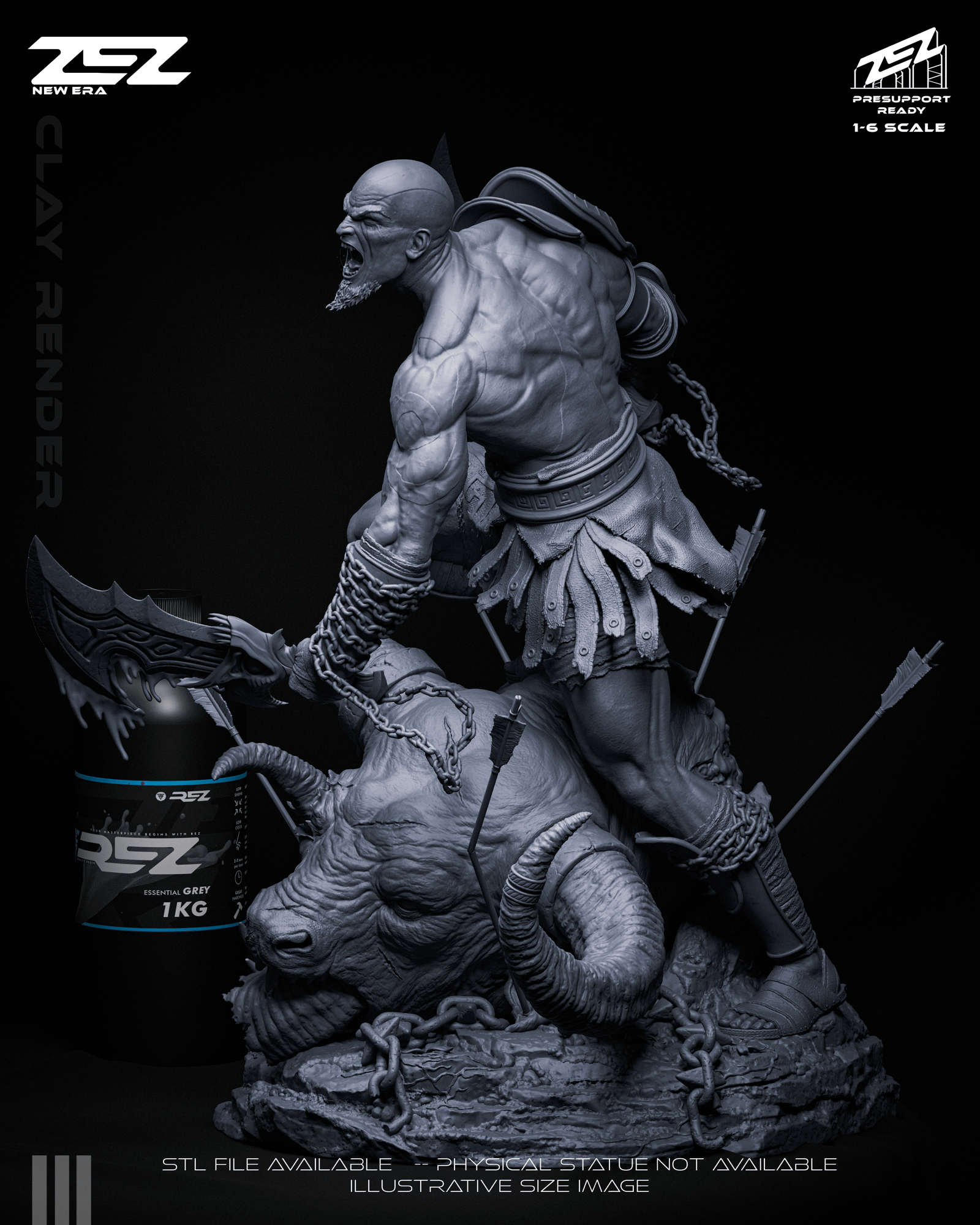 Kratos — Unpainted