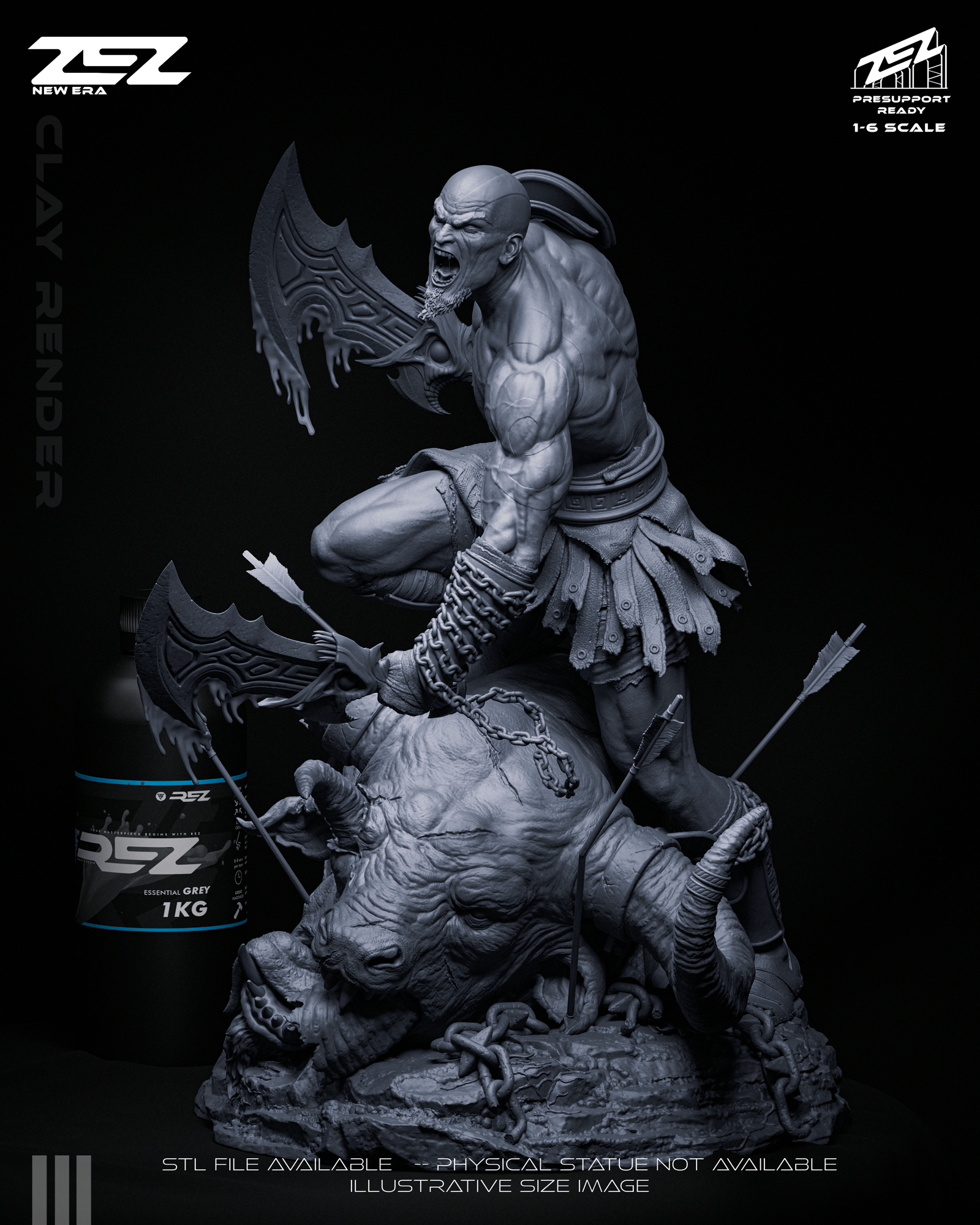 Kratos — Unpainted
