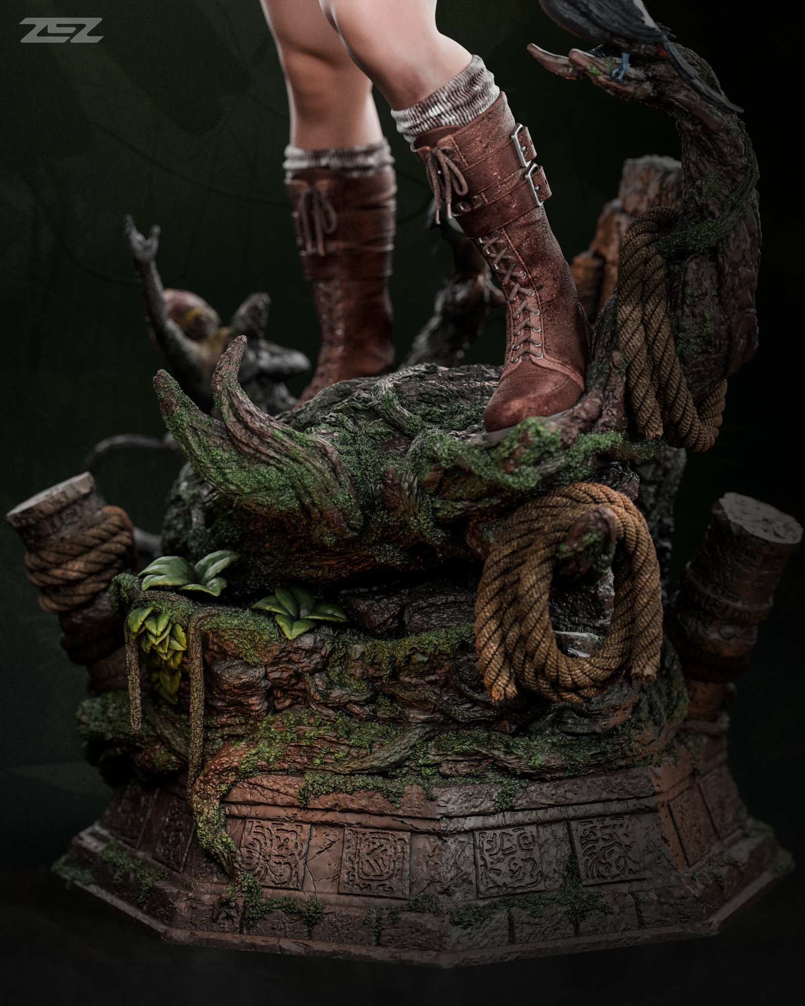 Lara Croft — Painted