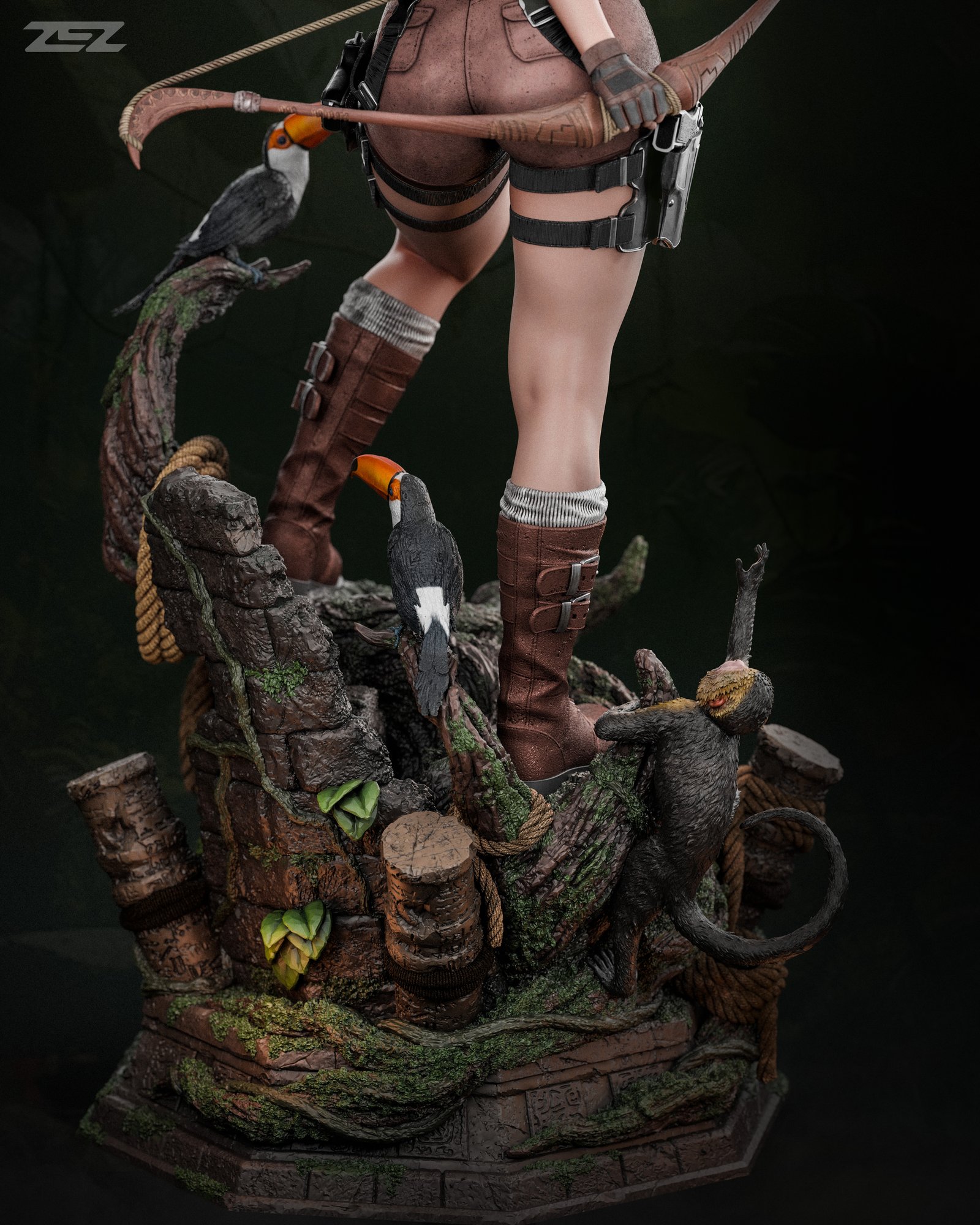 Lara Croft — Painted