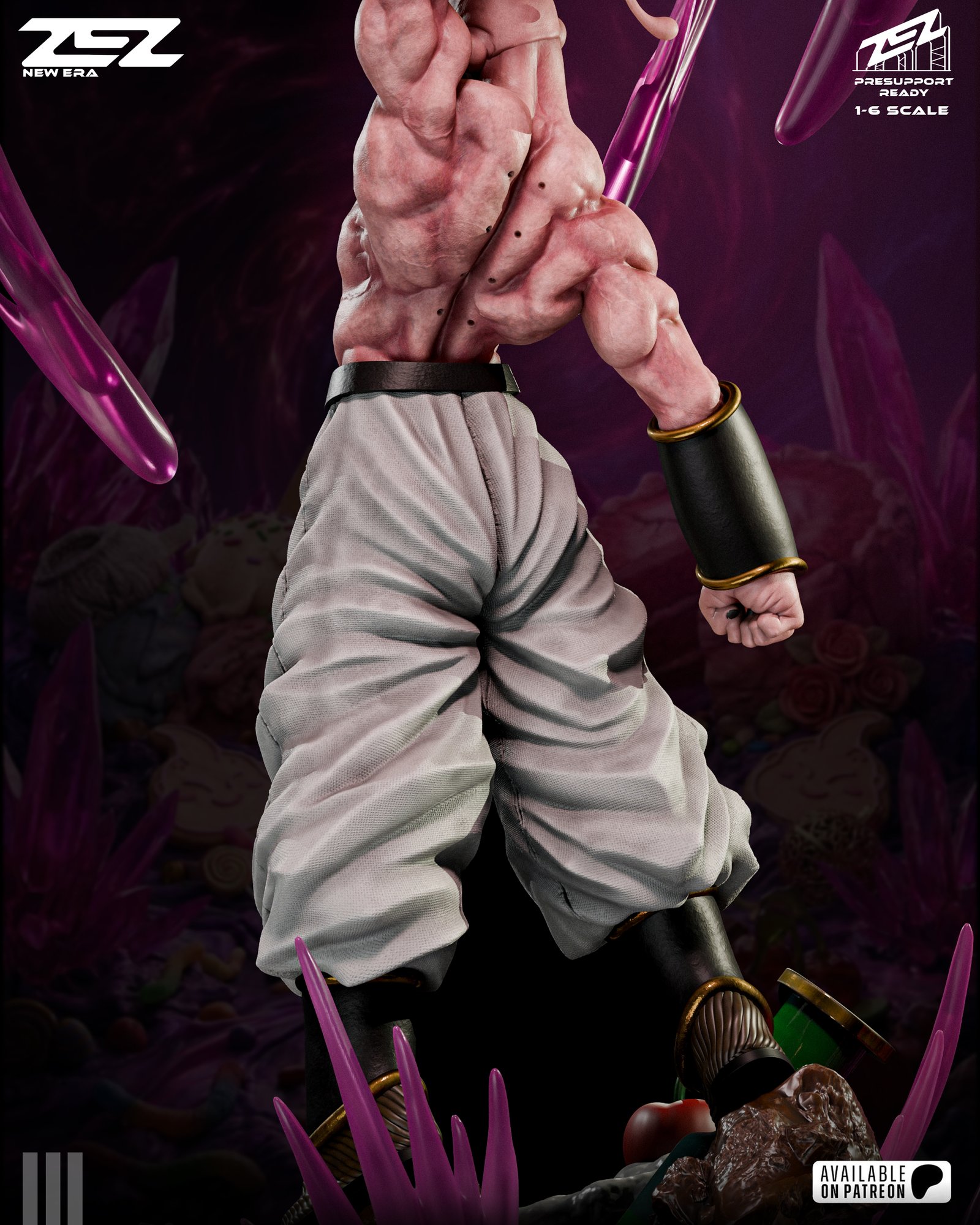 Majin Buu — Painted