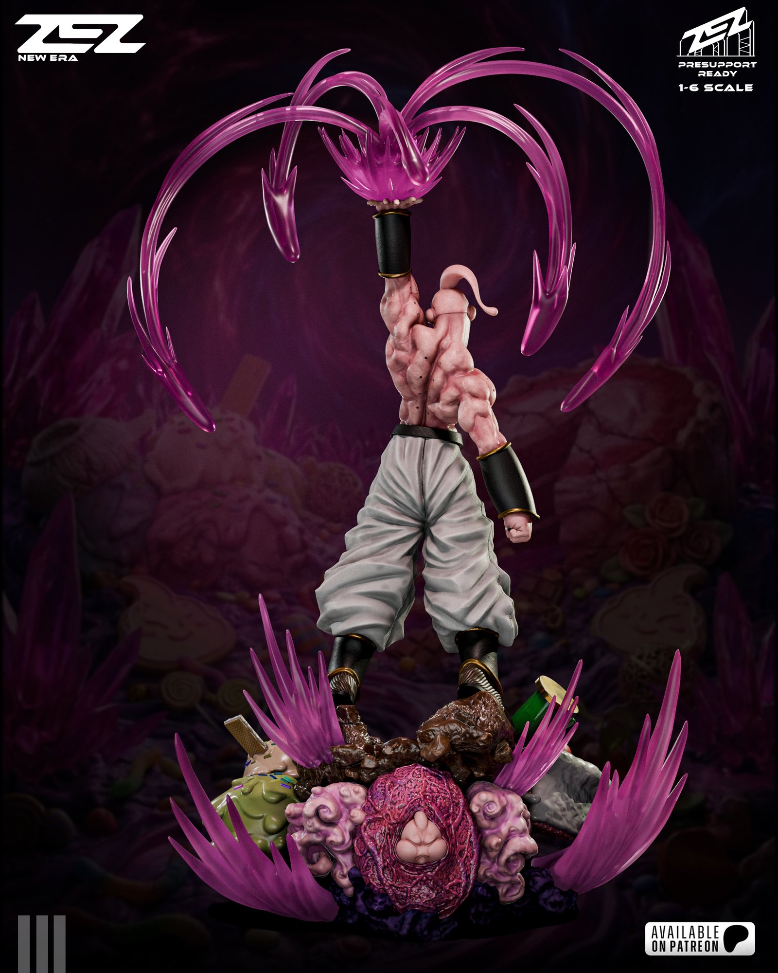 Majin Buu — Painted