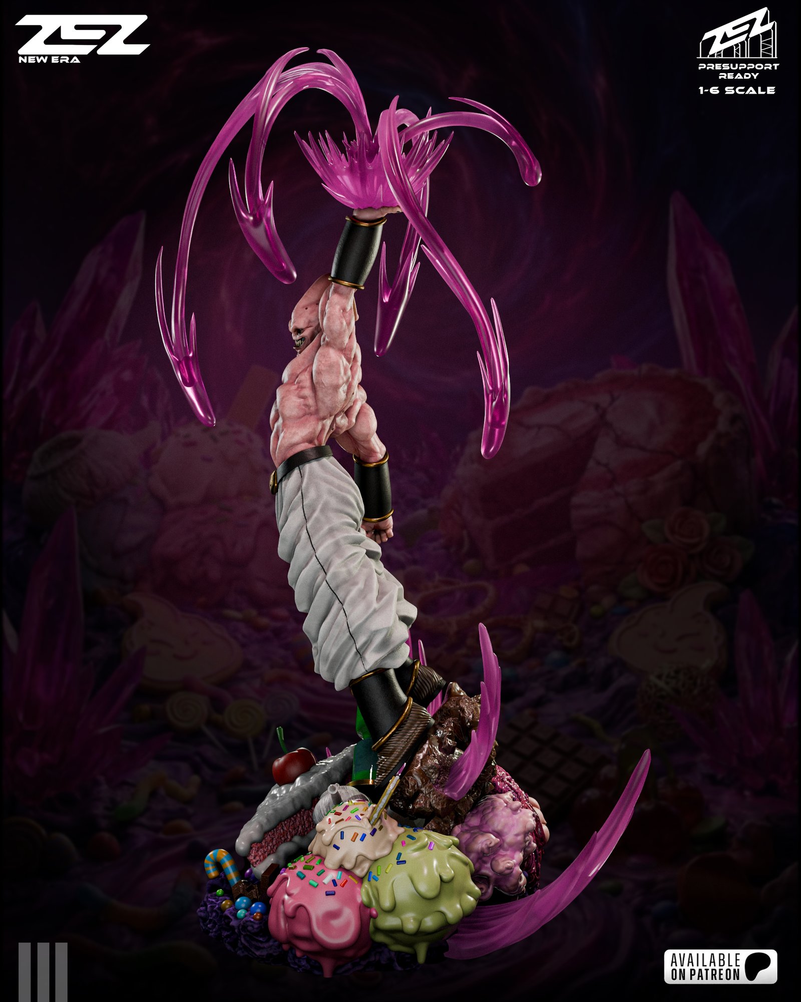 Majin Buu — Painted