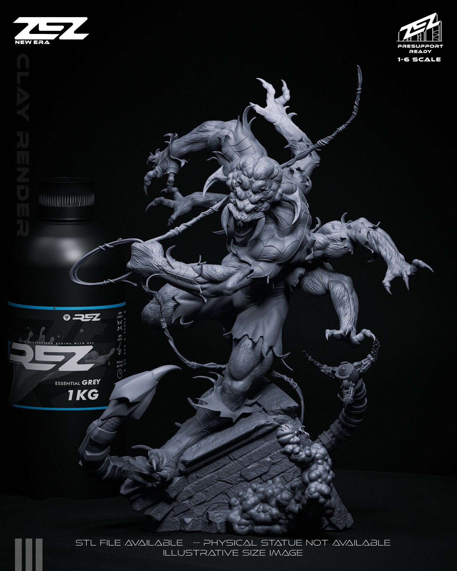 Man Spider — Unpainted