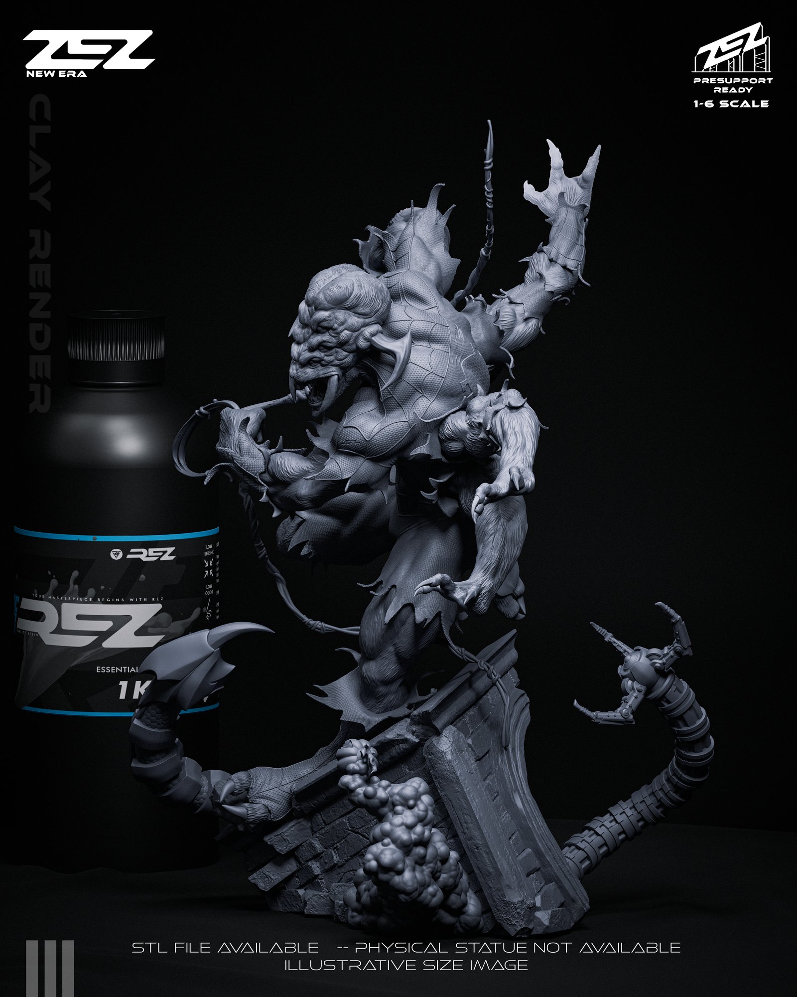 Man Spider — Unpainted