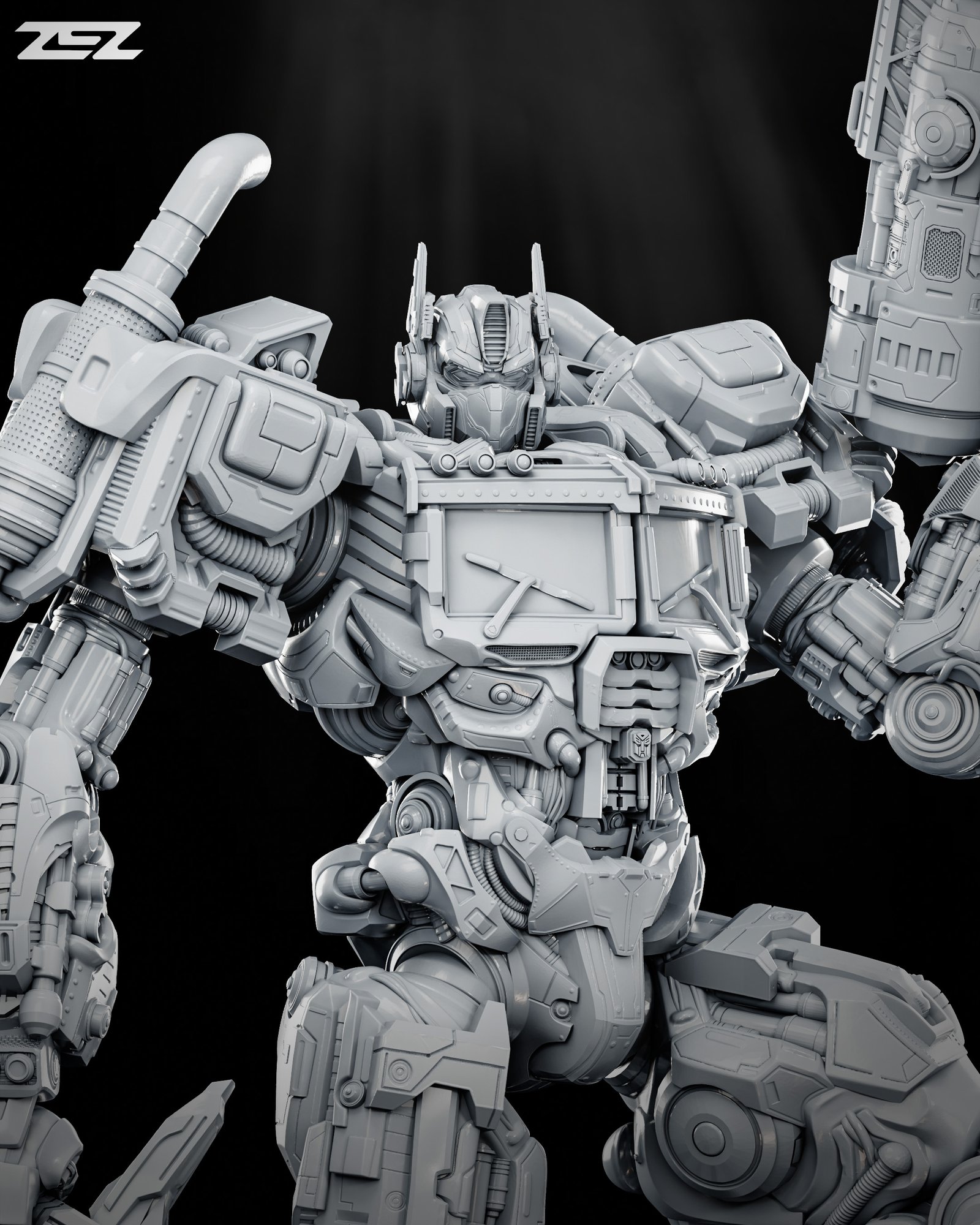 Optimus Prime — Painted
