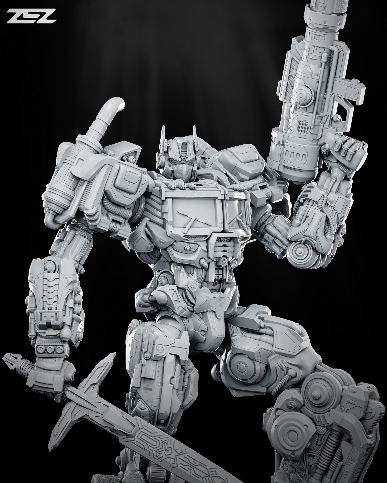 Optimus Prime — Painted