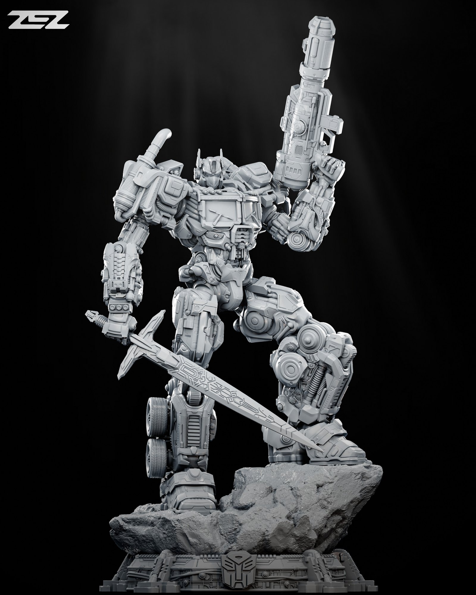Optimus Prime — Painted