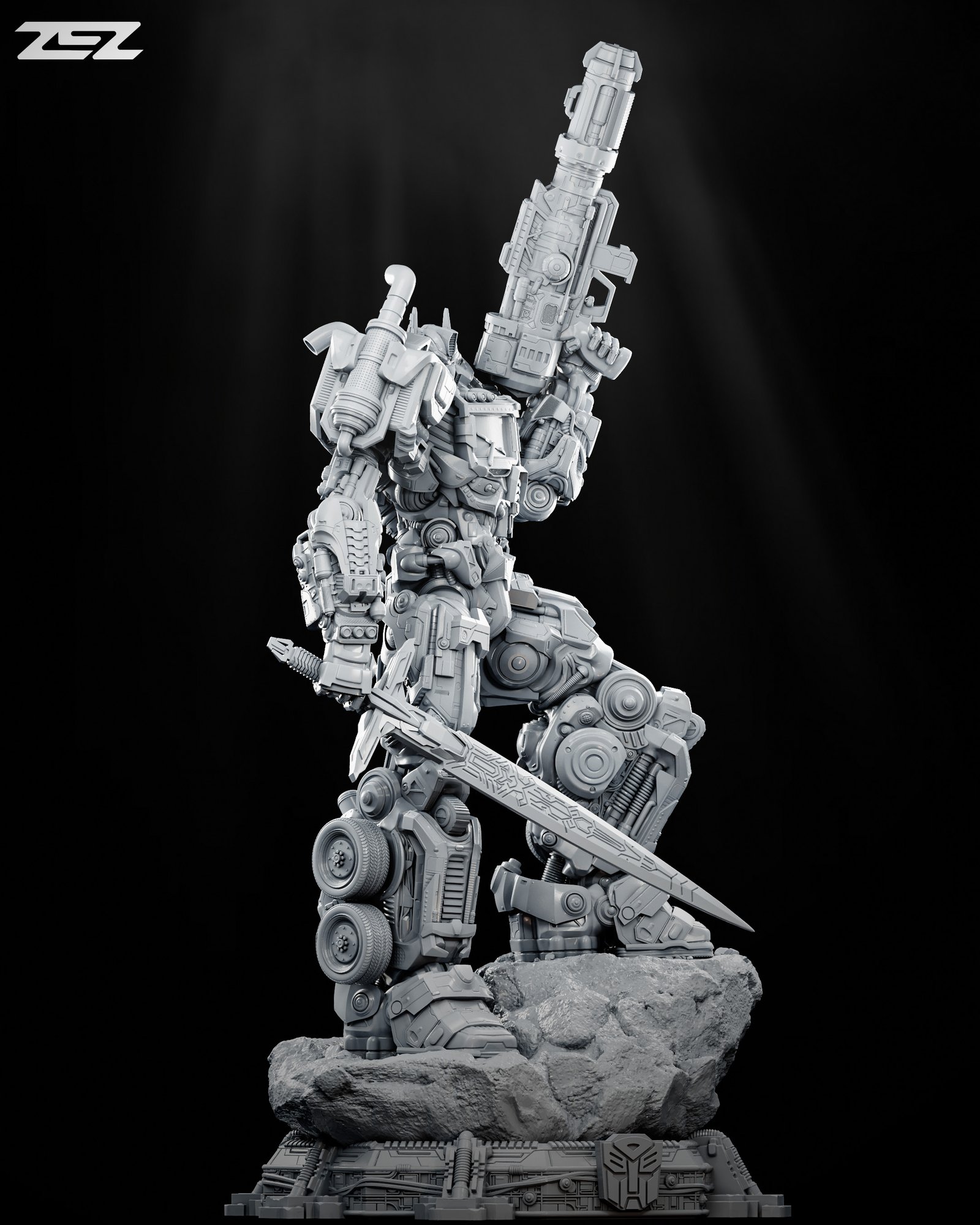 Optimus Prime — Painted
