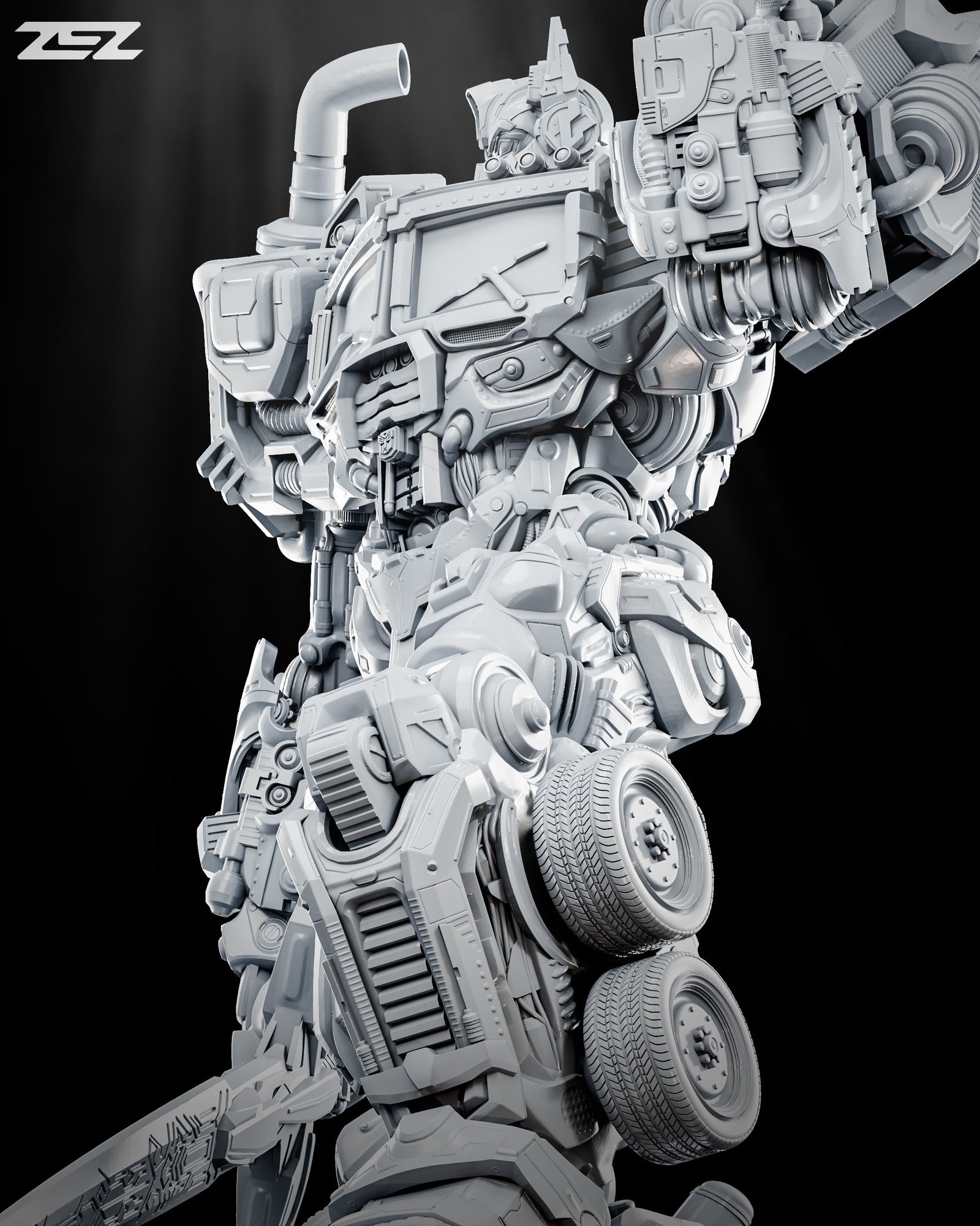 Optimus Prime — Painted