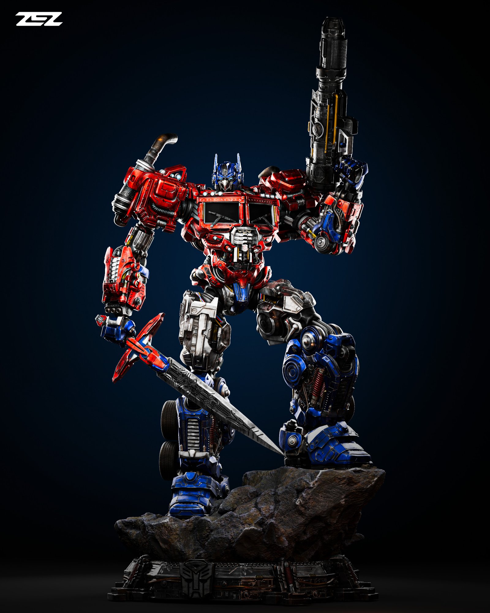 Optimus Prime — Painted