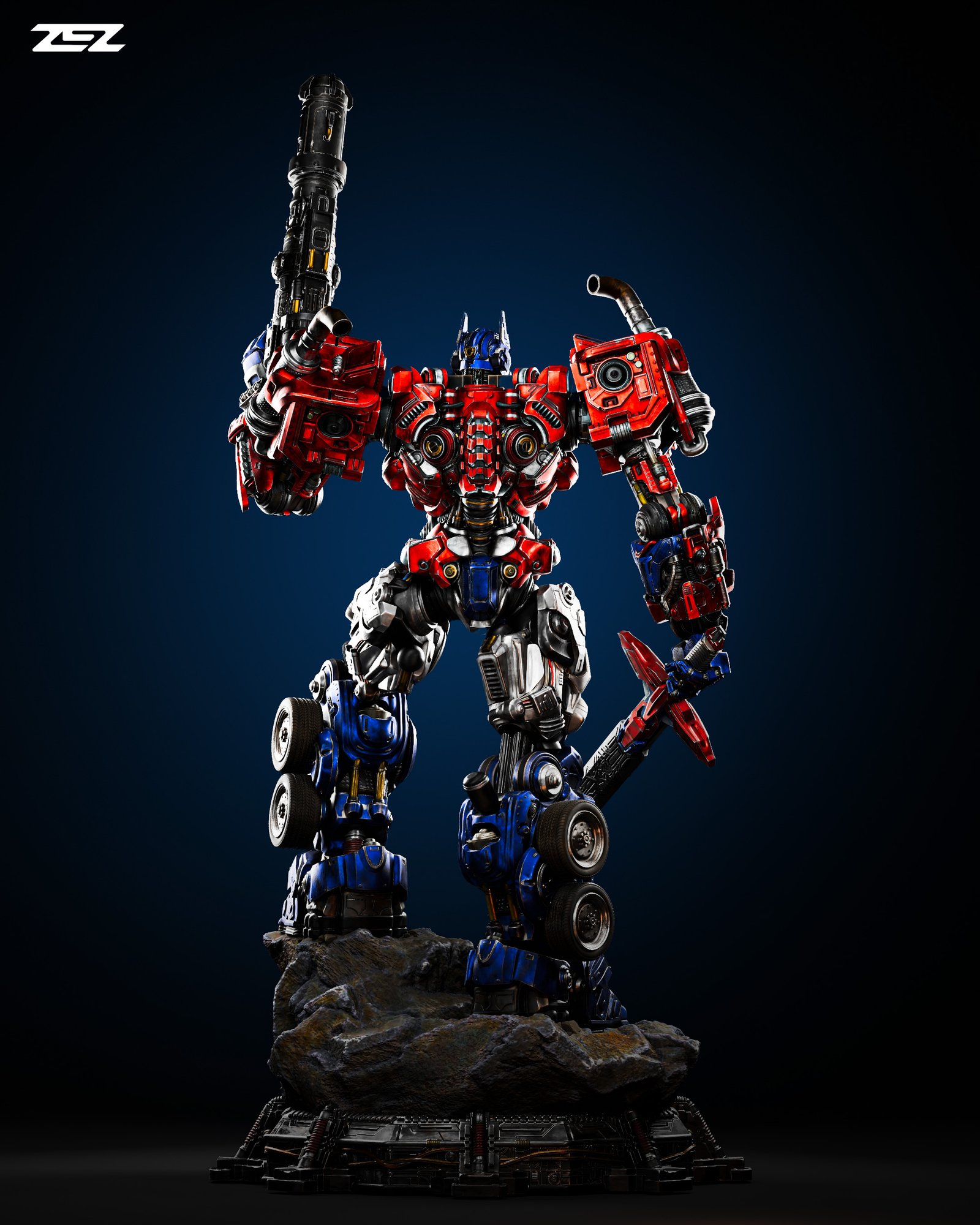 Optimus Prime — Painted