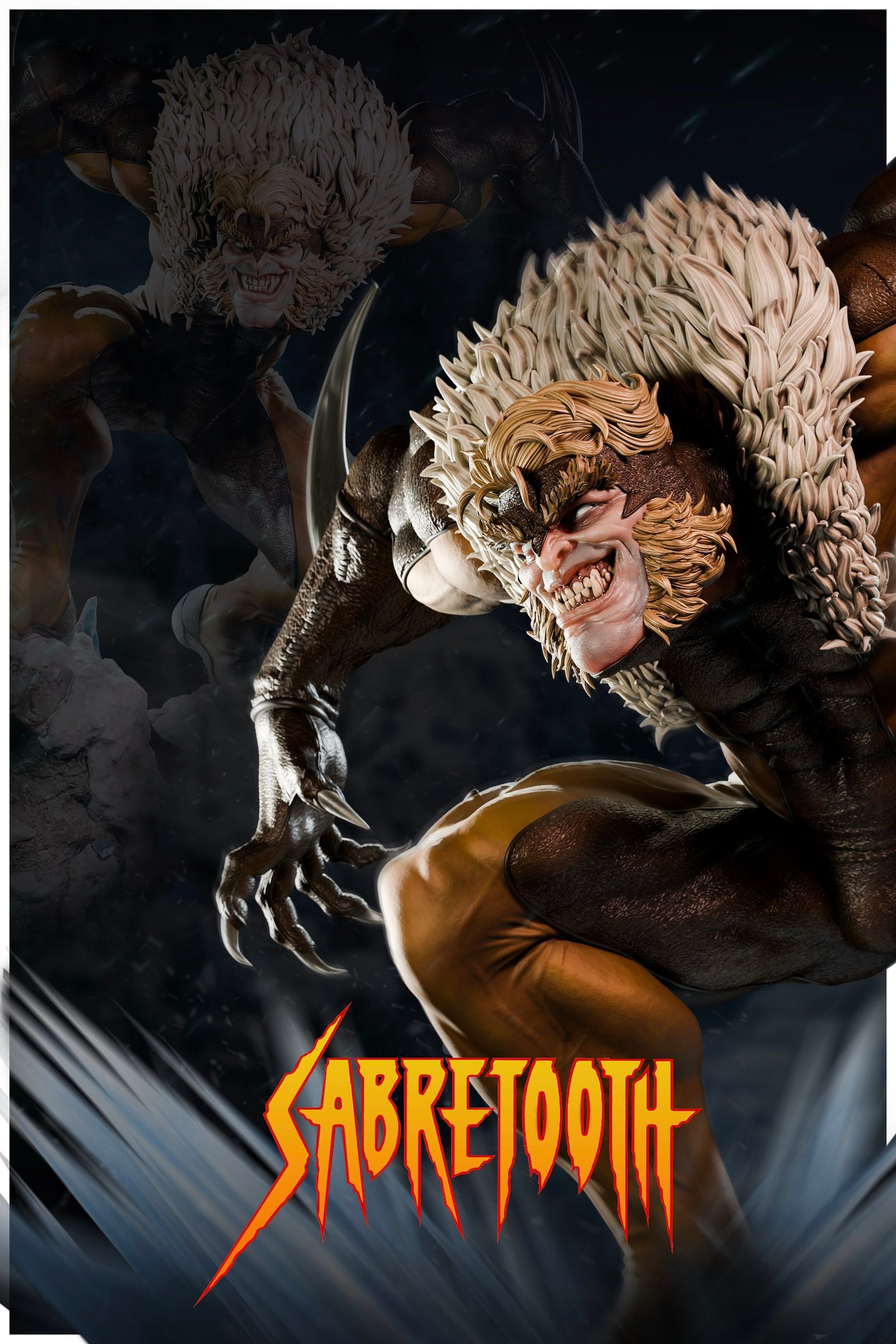Sabretooth — Painted