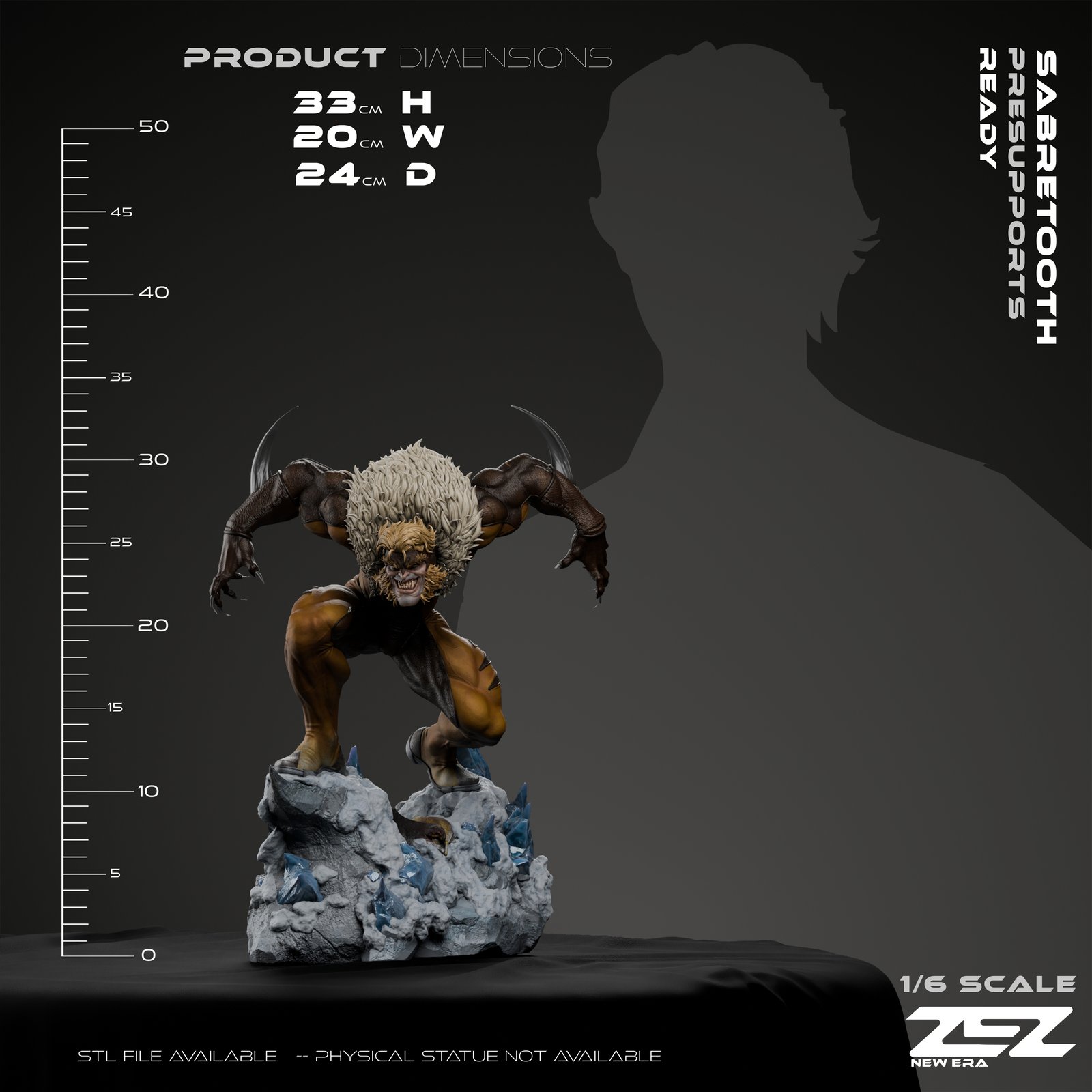 Sabretooth — Painted