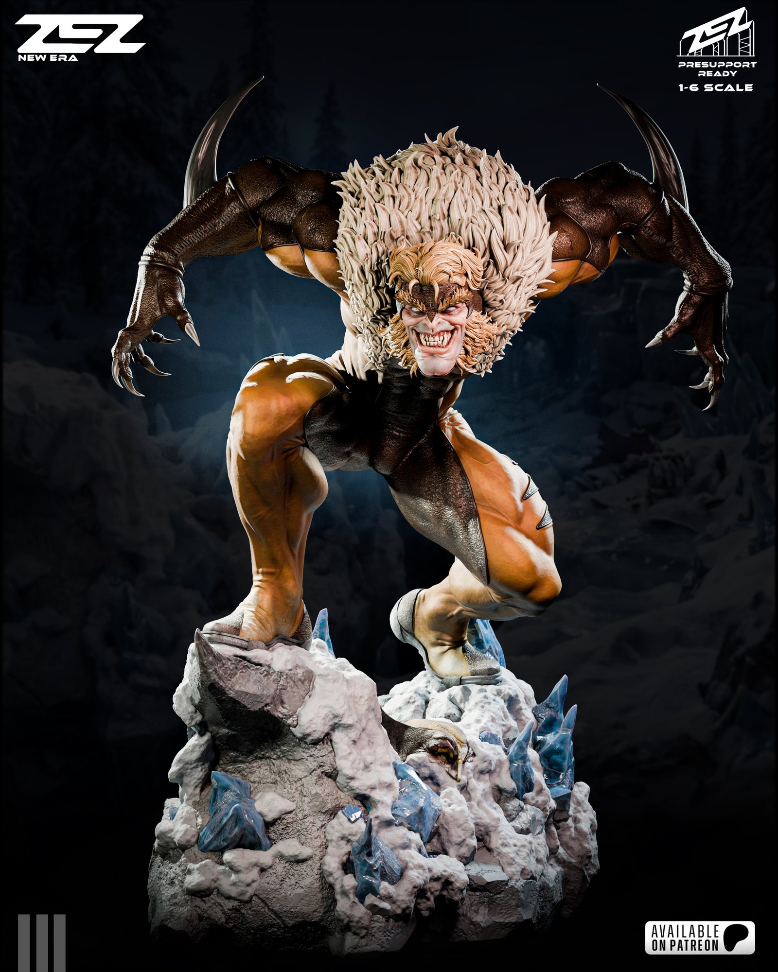 Sabretooth — Painted