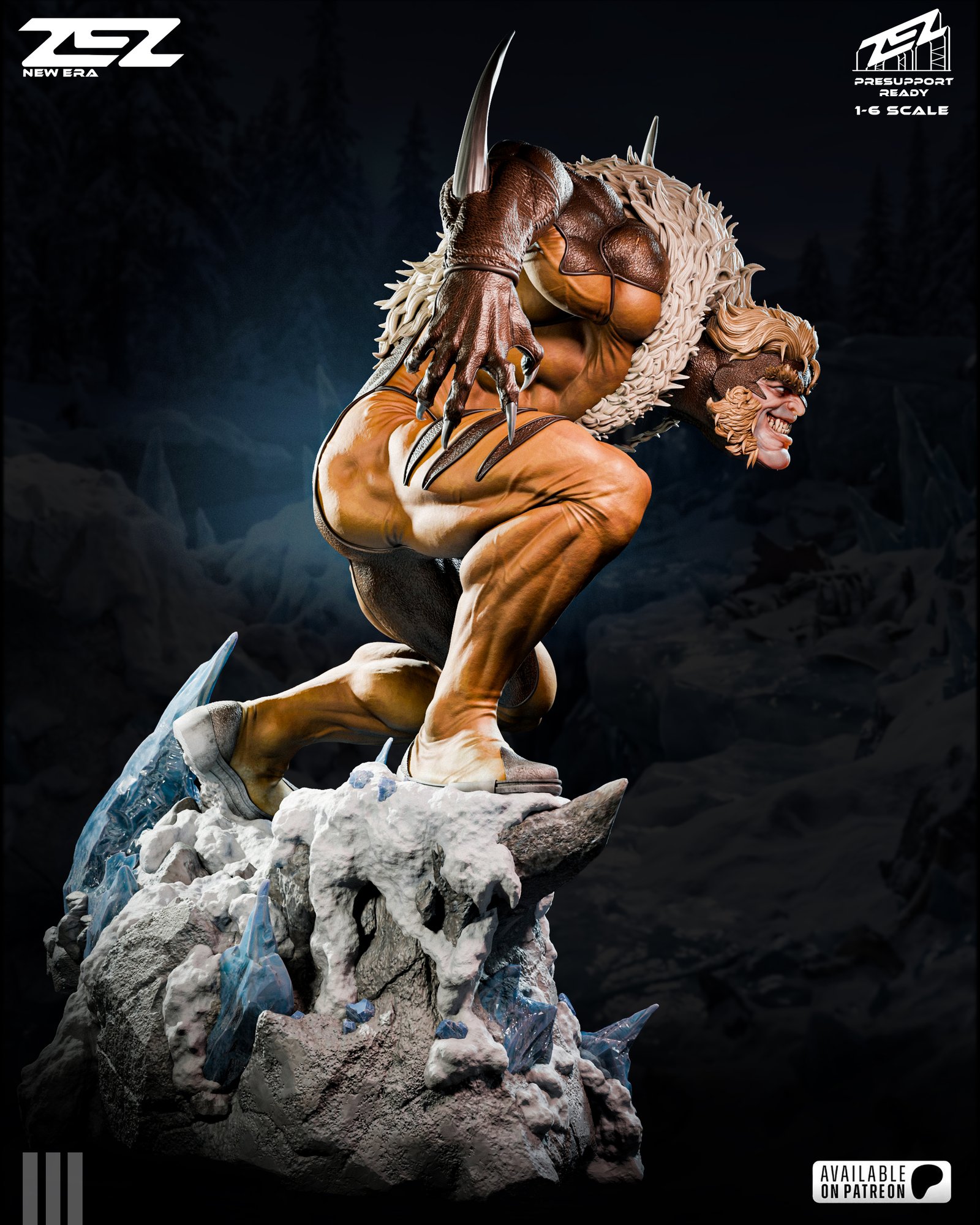Sabretooth — Painted