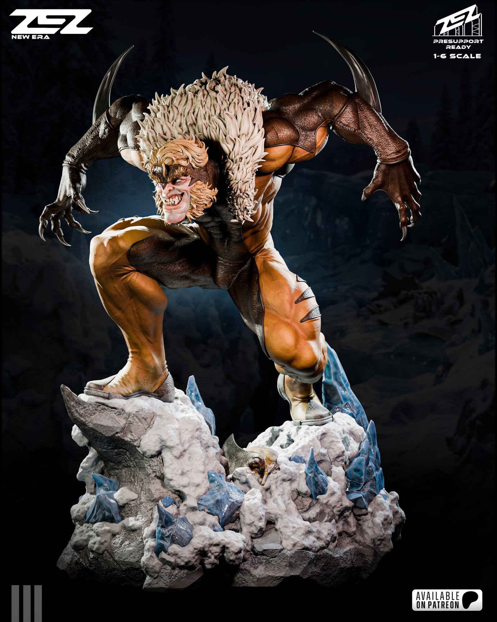 Sabretooth — Painted