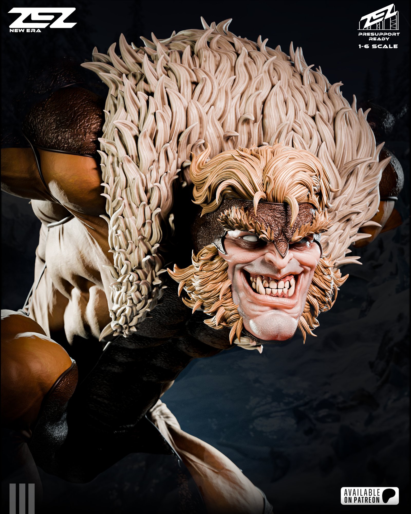 Sabretooth — Painted