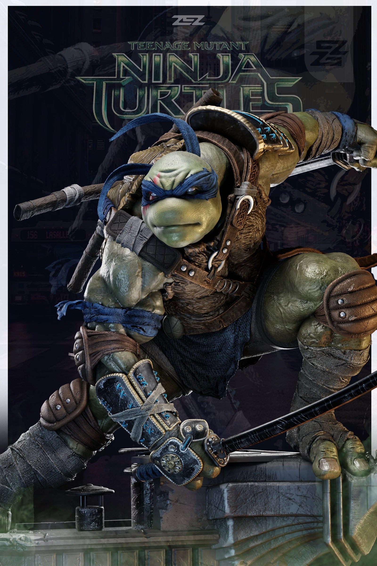 Tmnt Leonardo — Painted