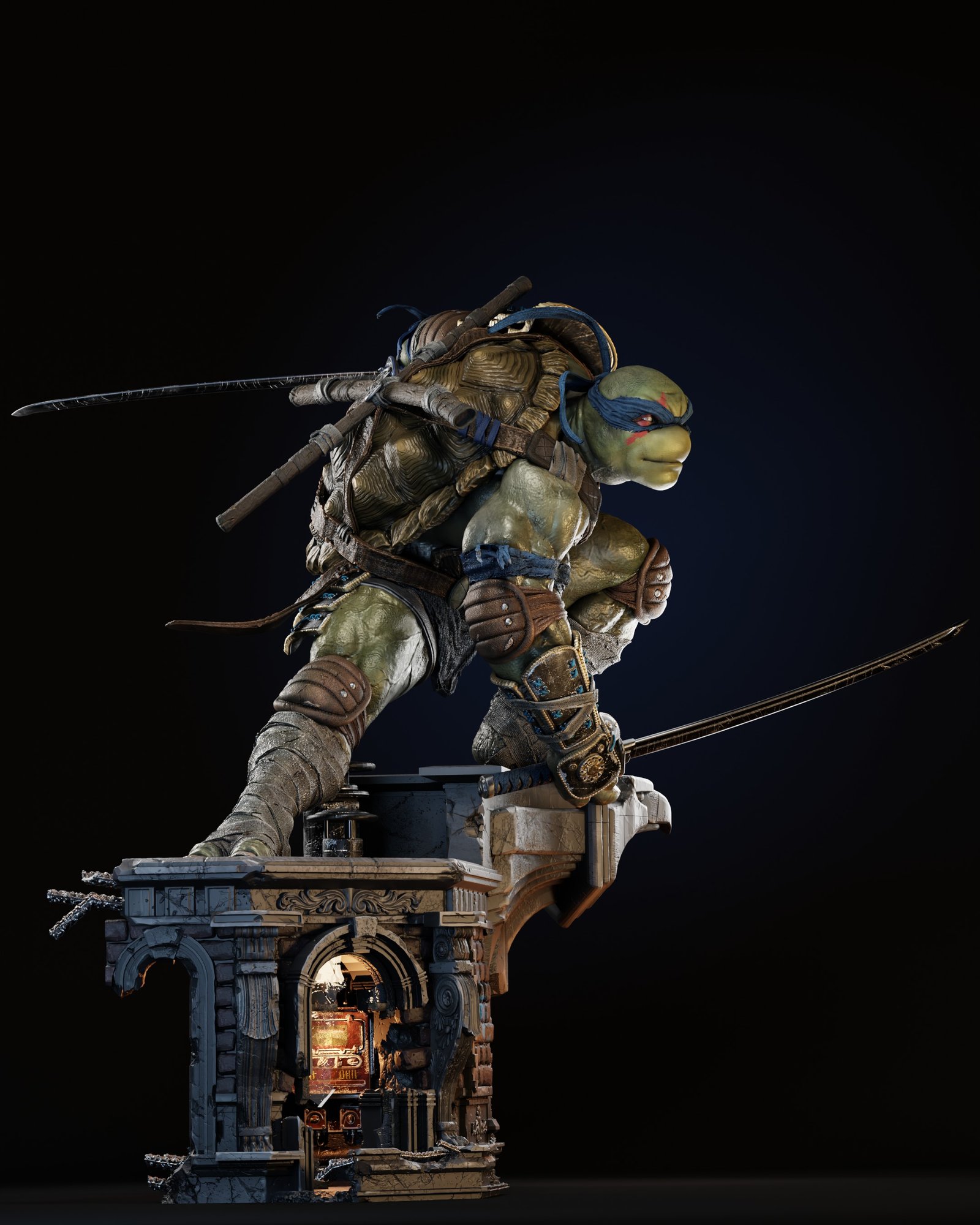 Tmnt Leonardo — Painted