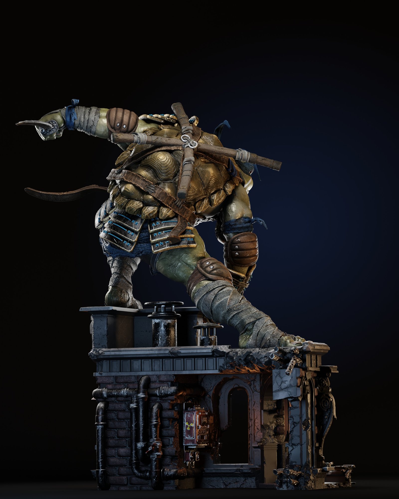 Tmnt Leonardo — Painted