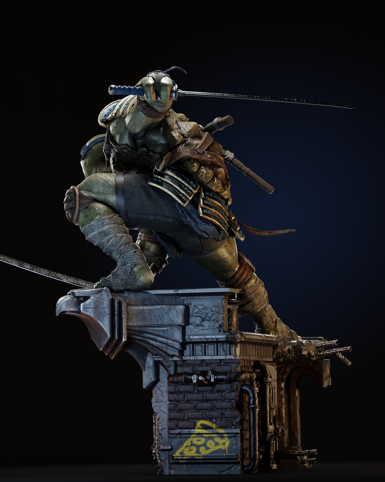 Tmnt Leonardo — Painted