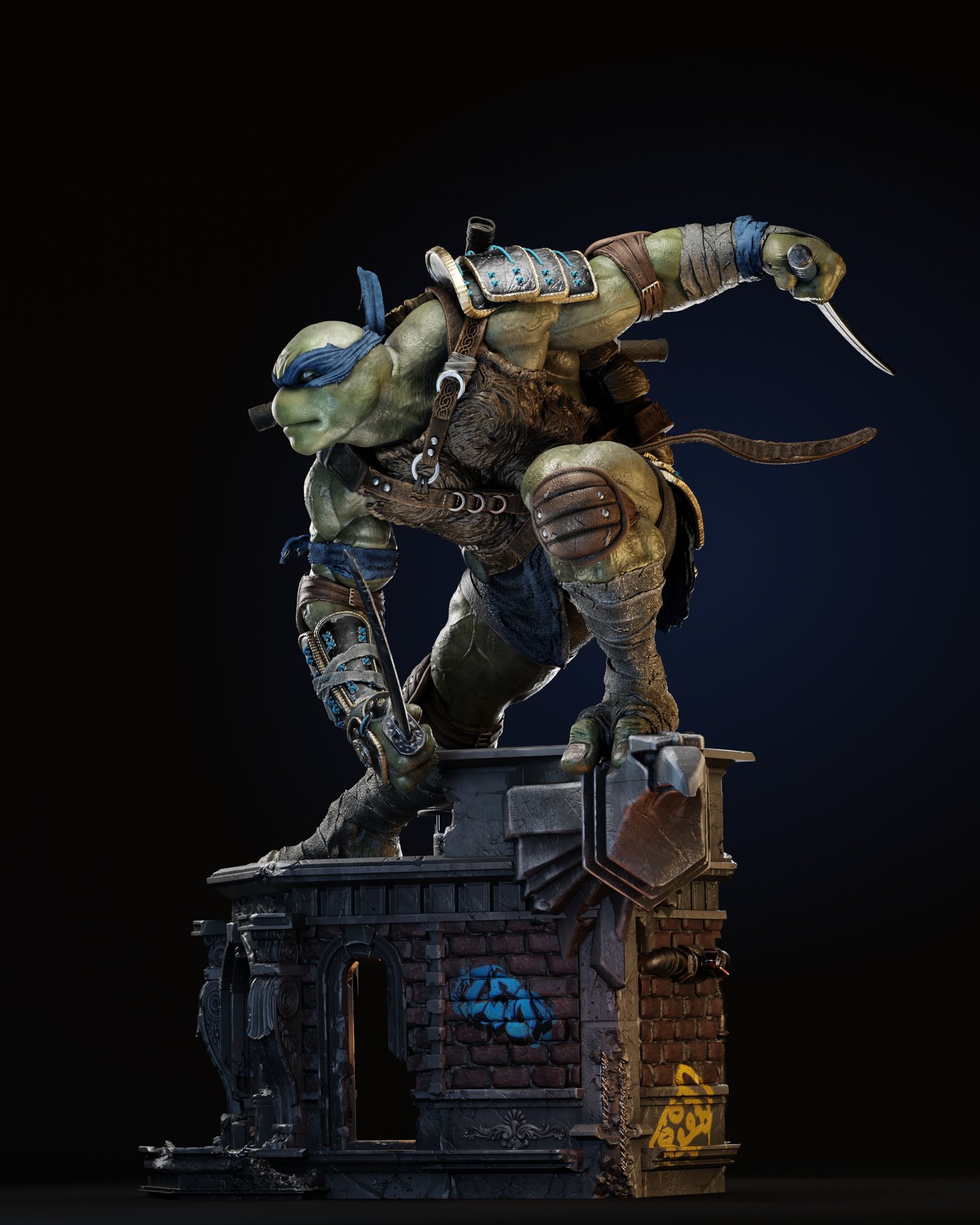 Tmnt Leonardo — Painted
