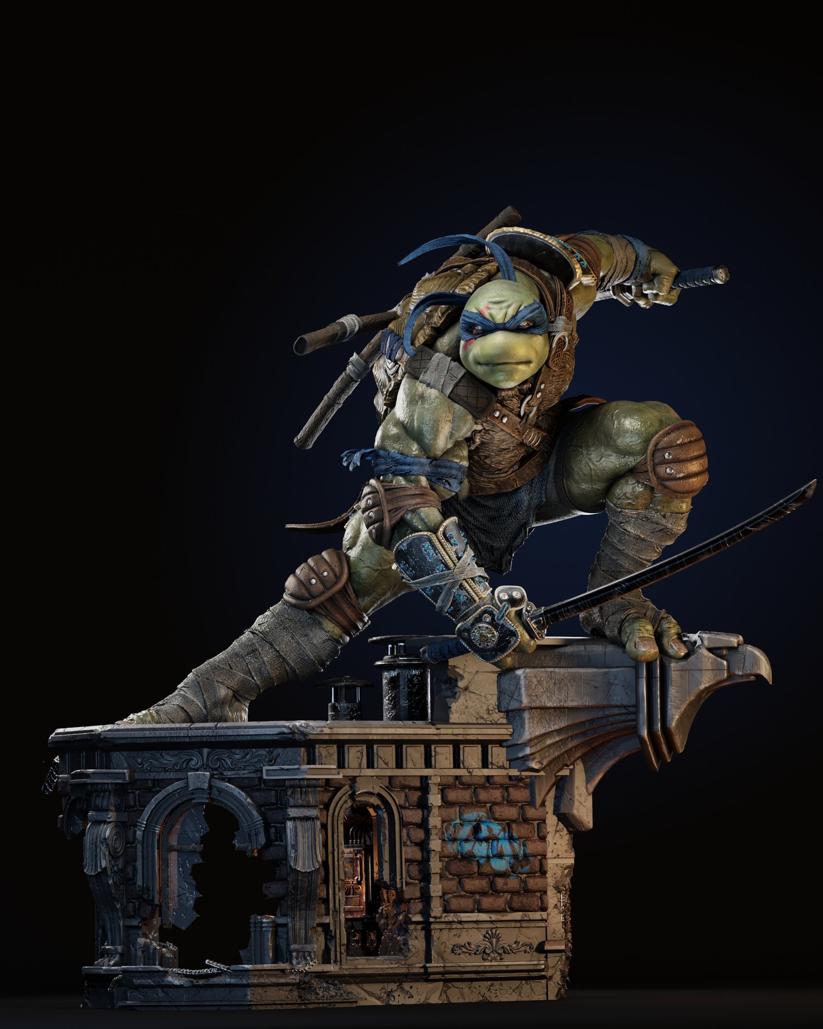 Tmnt Leonardo — Painted