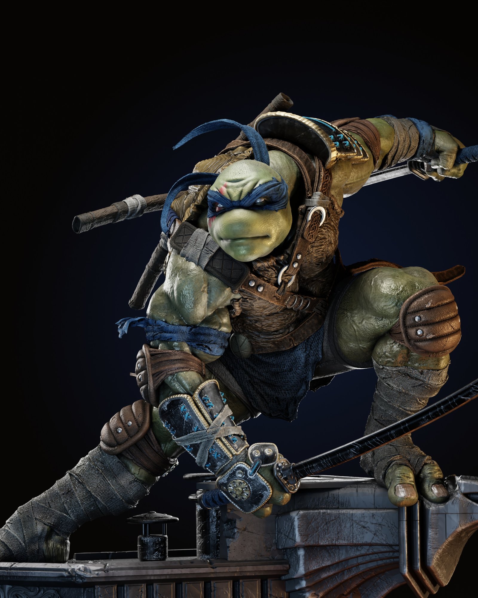 Tmnt Leonardo — Painted