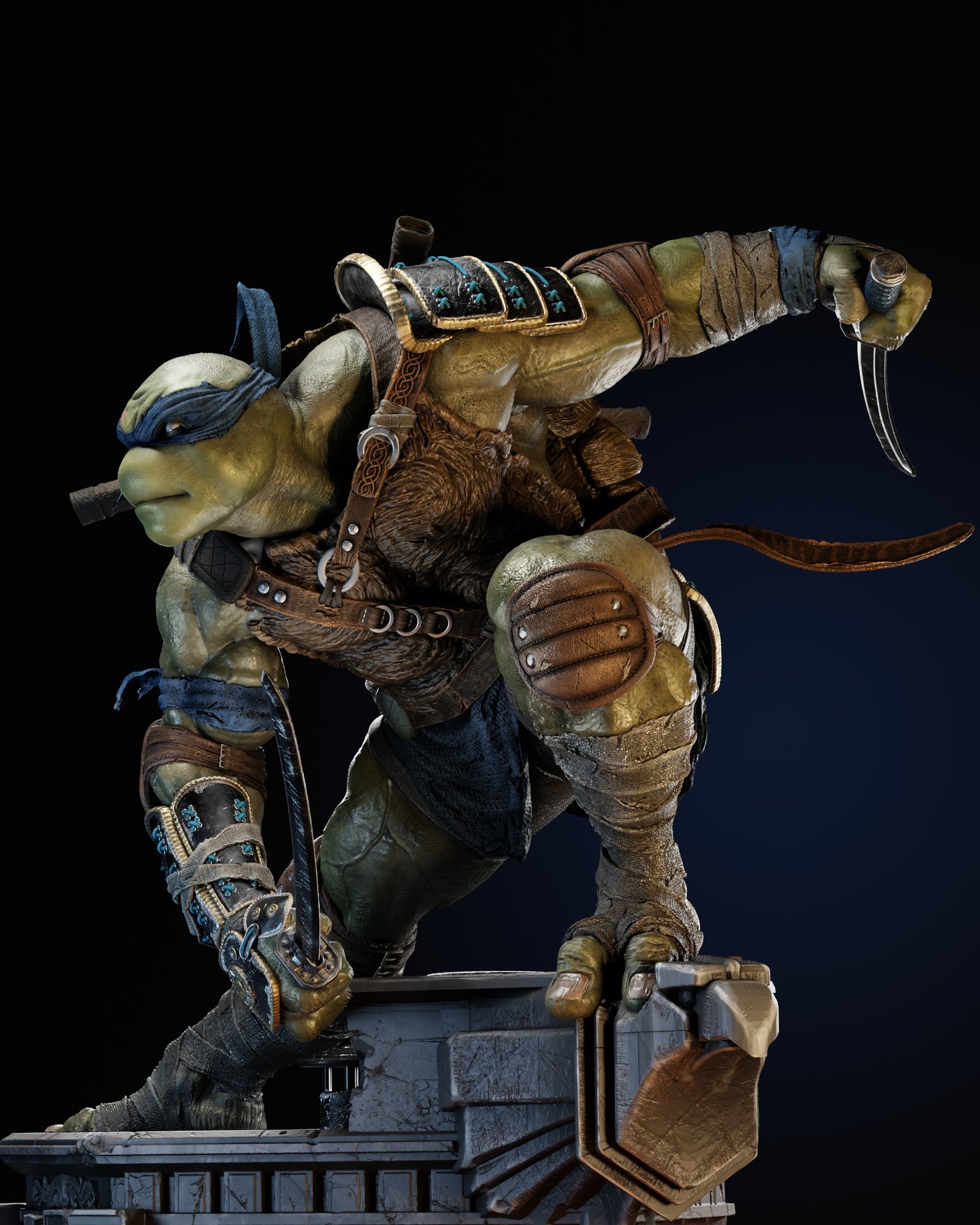 Tmnt Leonardo — Painted
