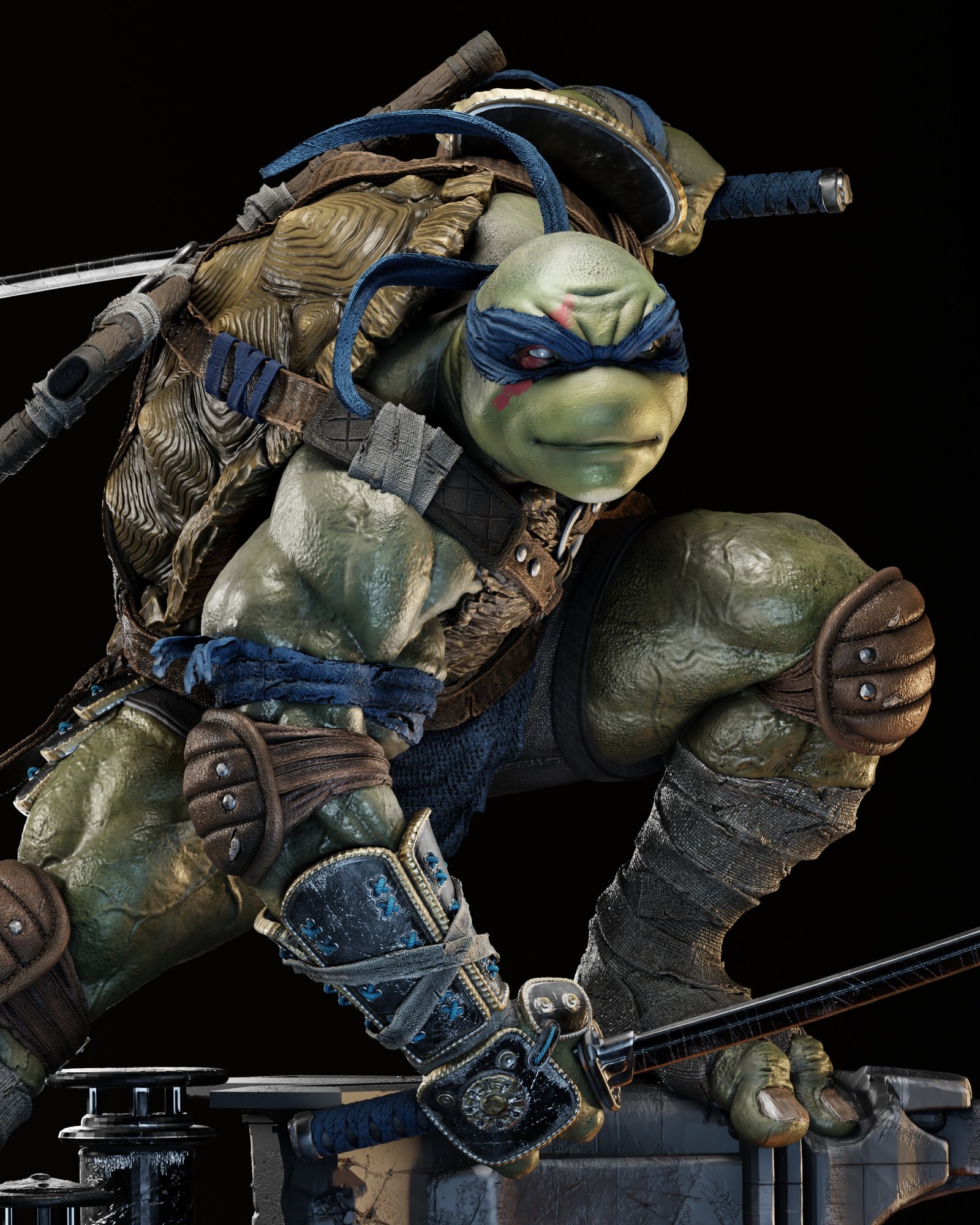 Tmnt Leonardo — Painted