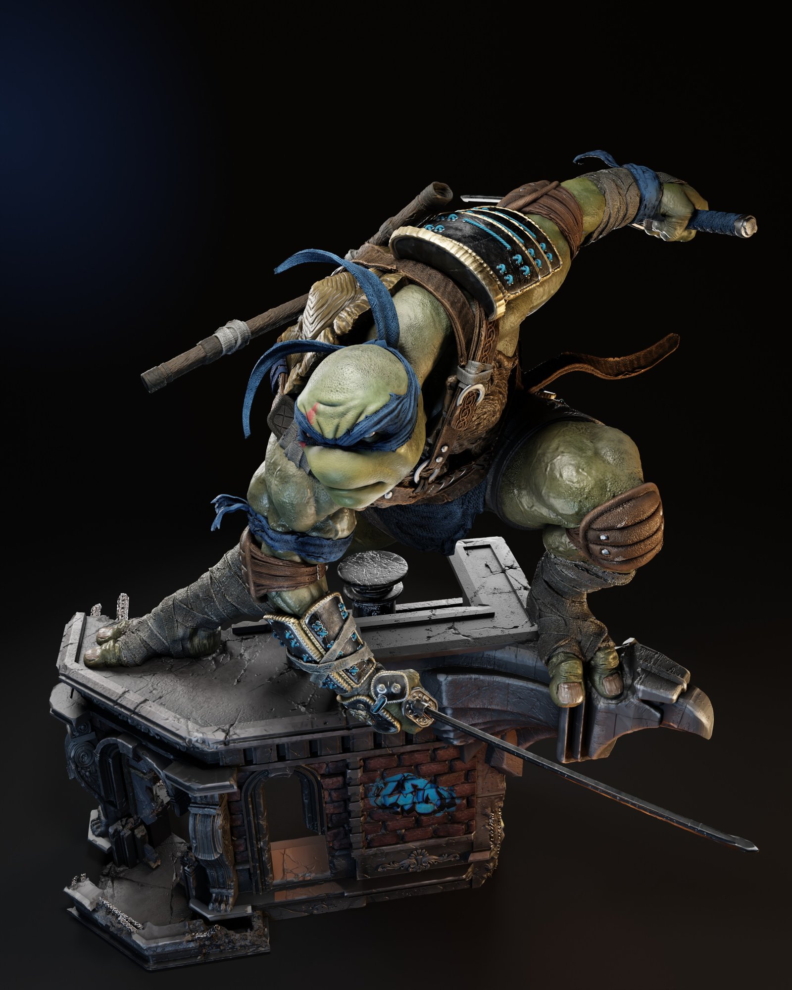 Tmnt Leonardo — Painted