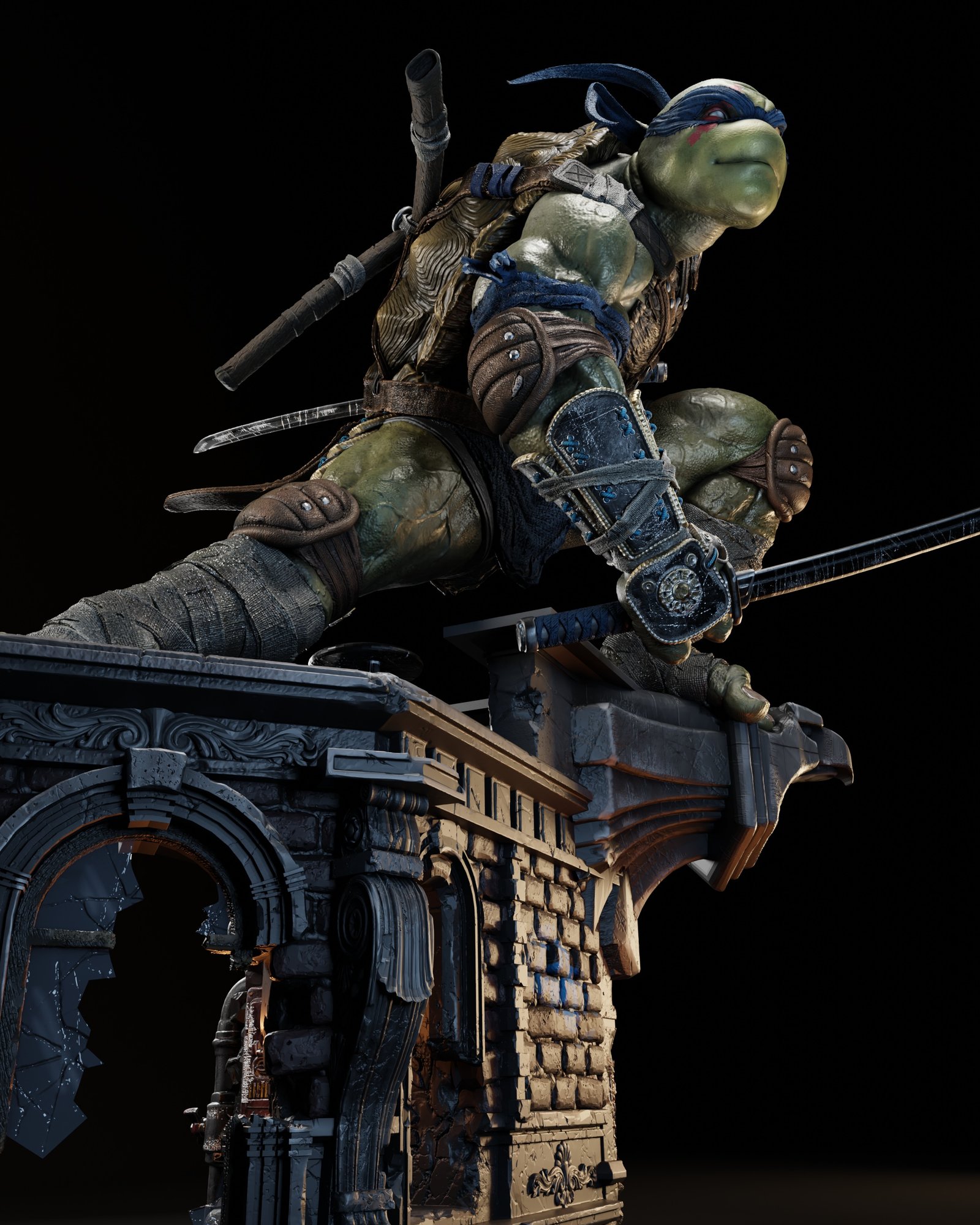 Tmnt Leonardo — Painted
