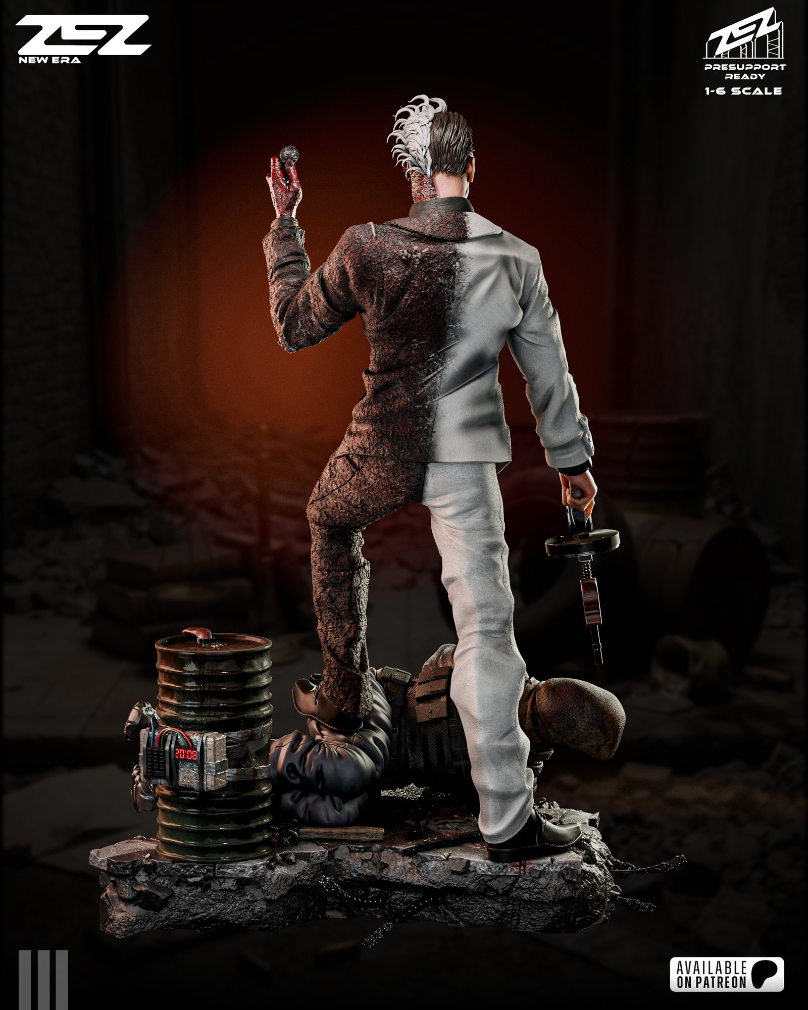 Two Face — Painted