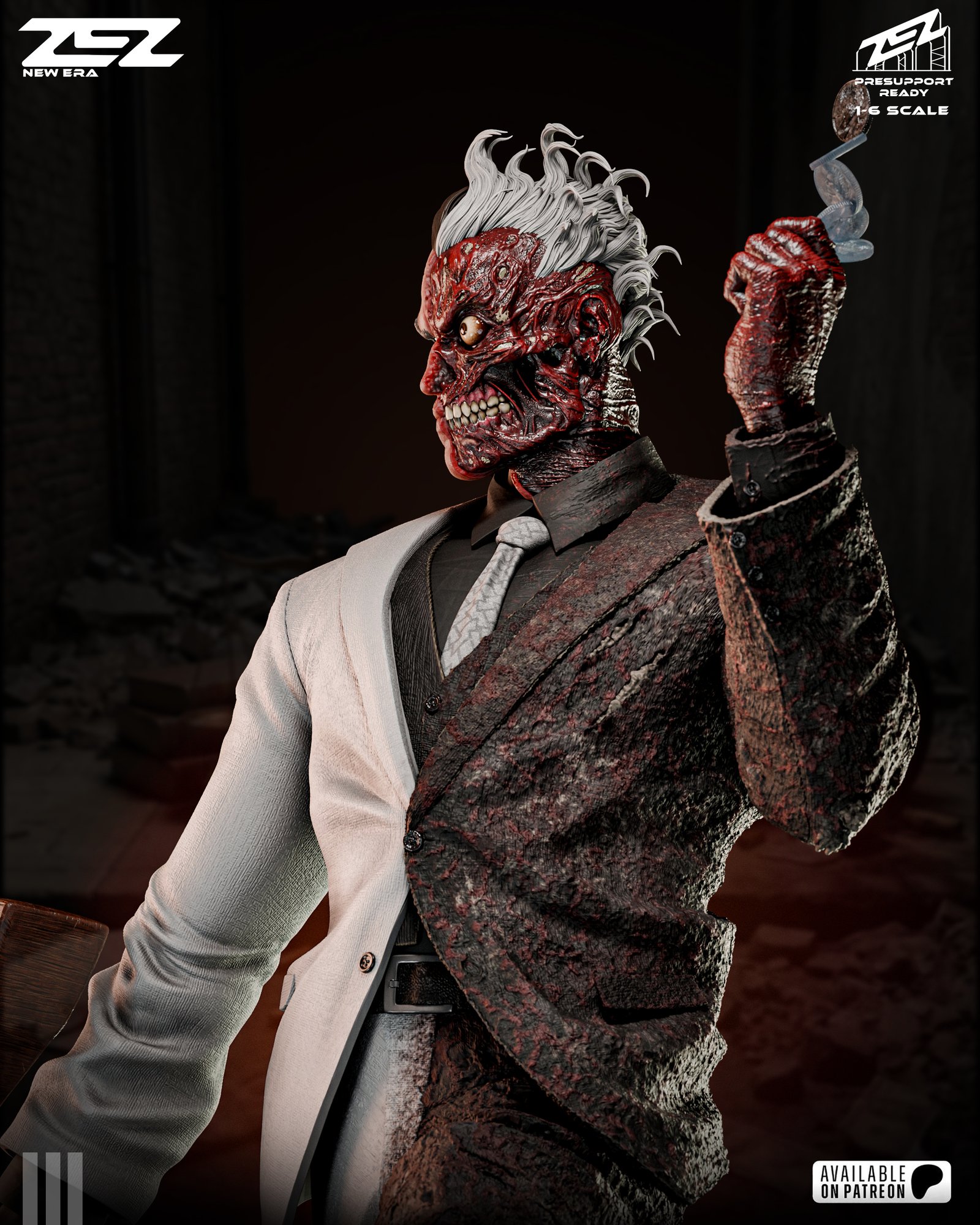 Two Face — Painted