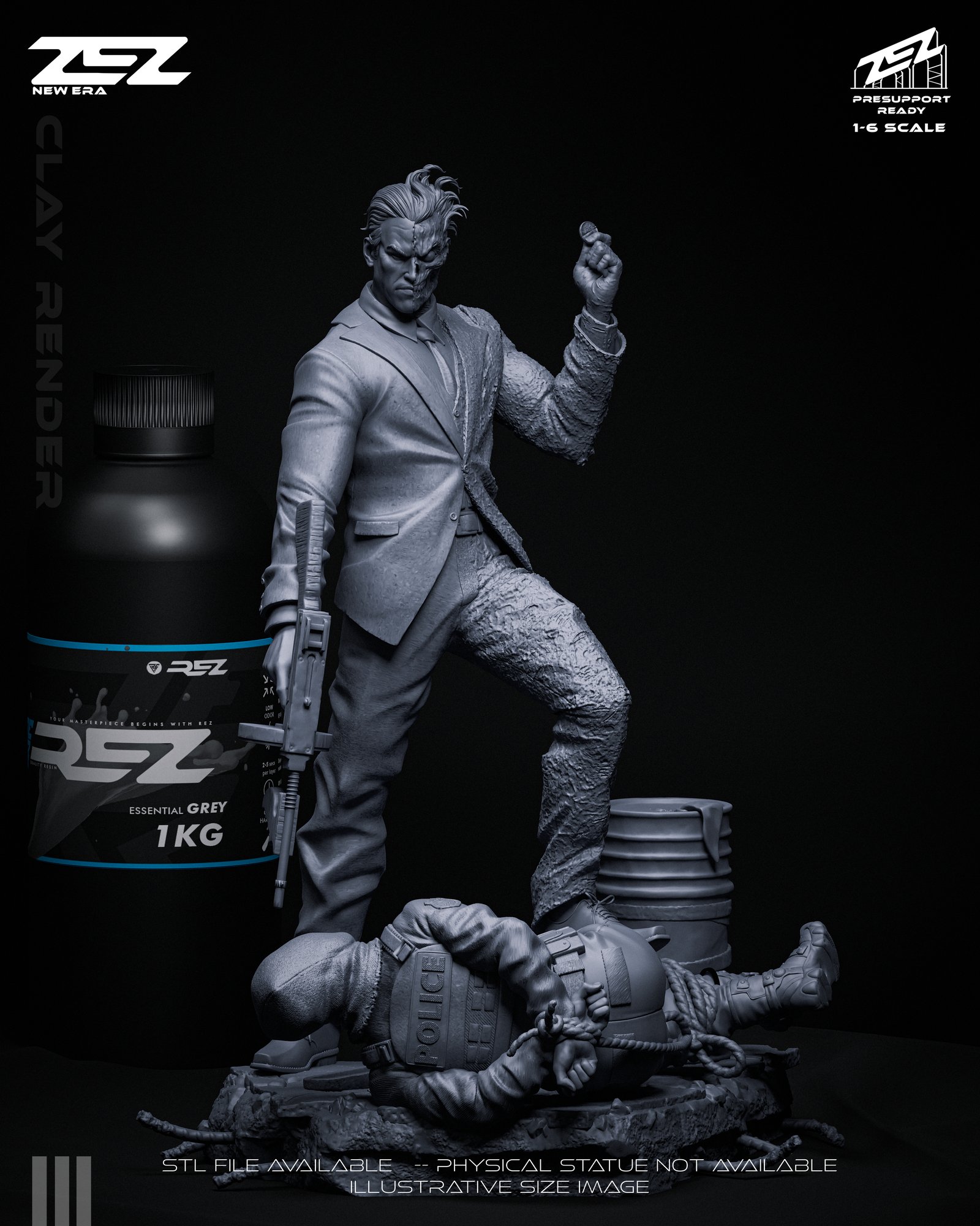 Two Face — Unpainted