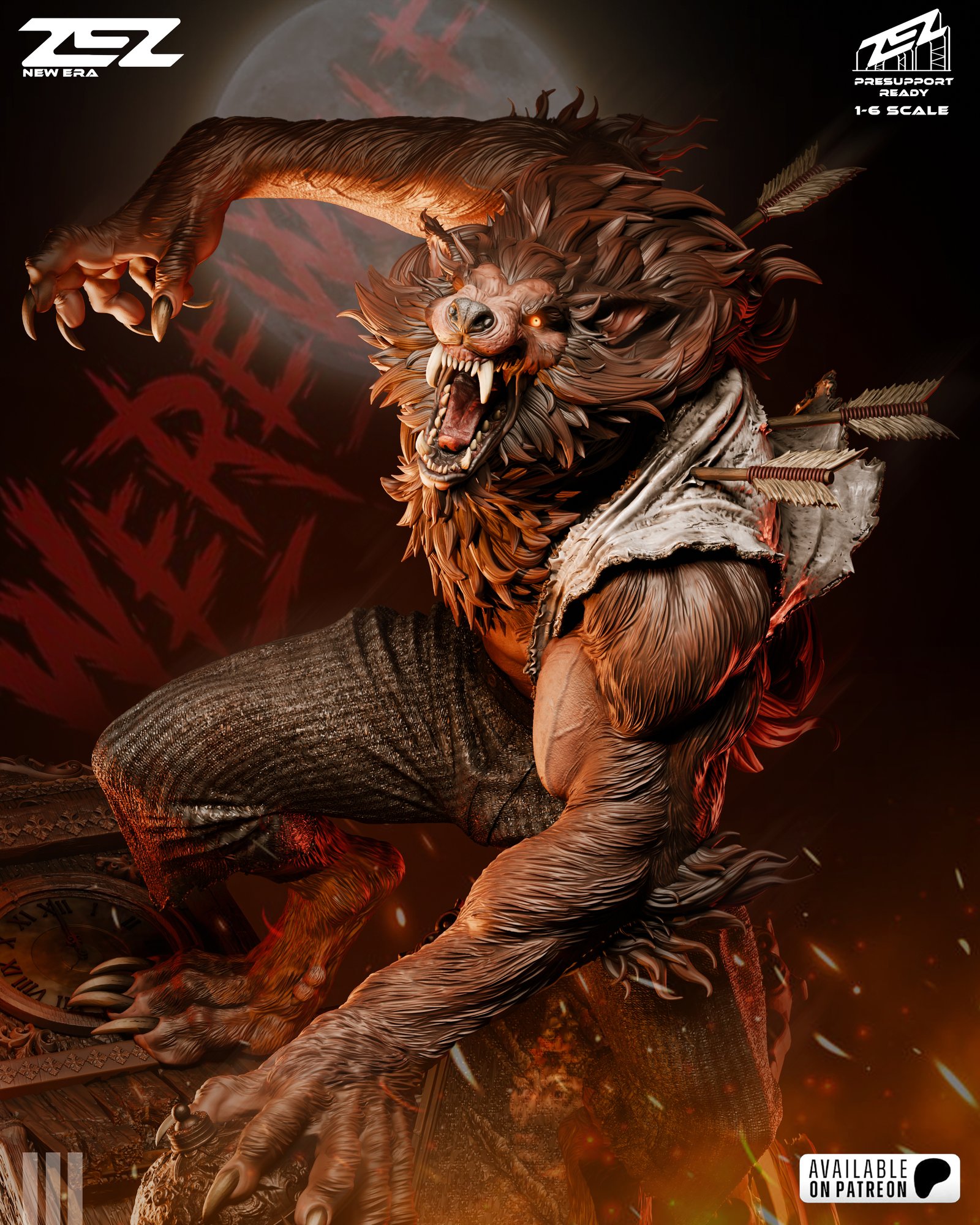 Werewolf — Painted