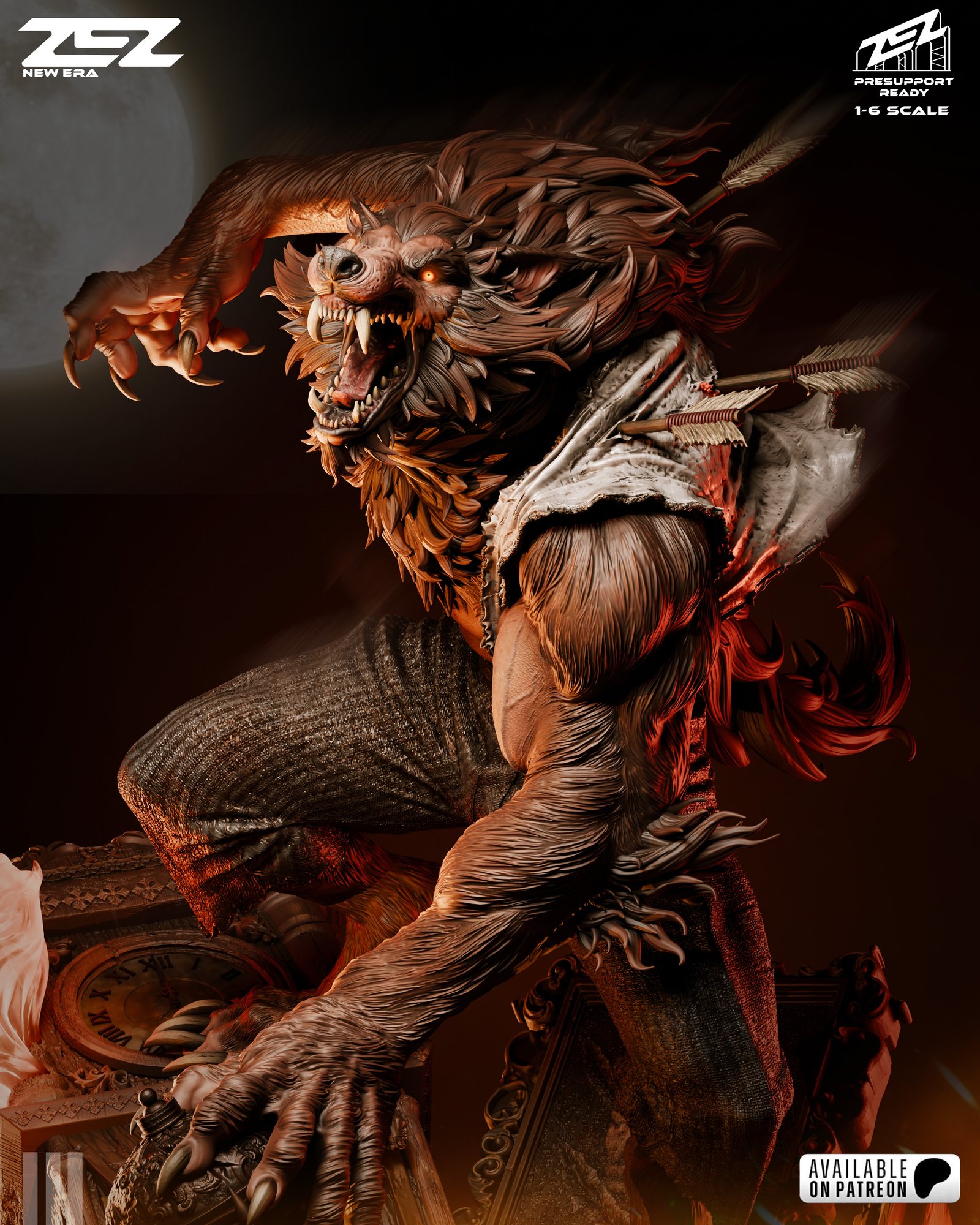 Werewolf — Painted