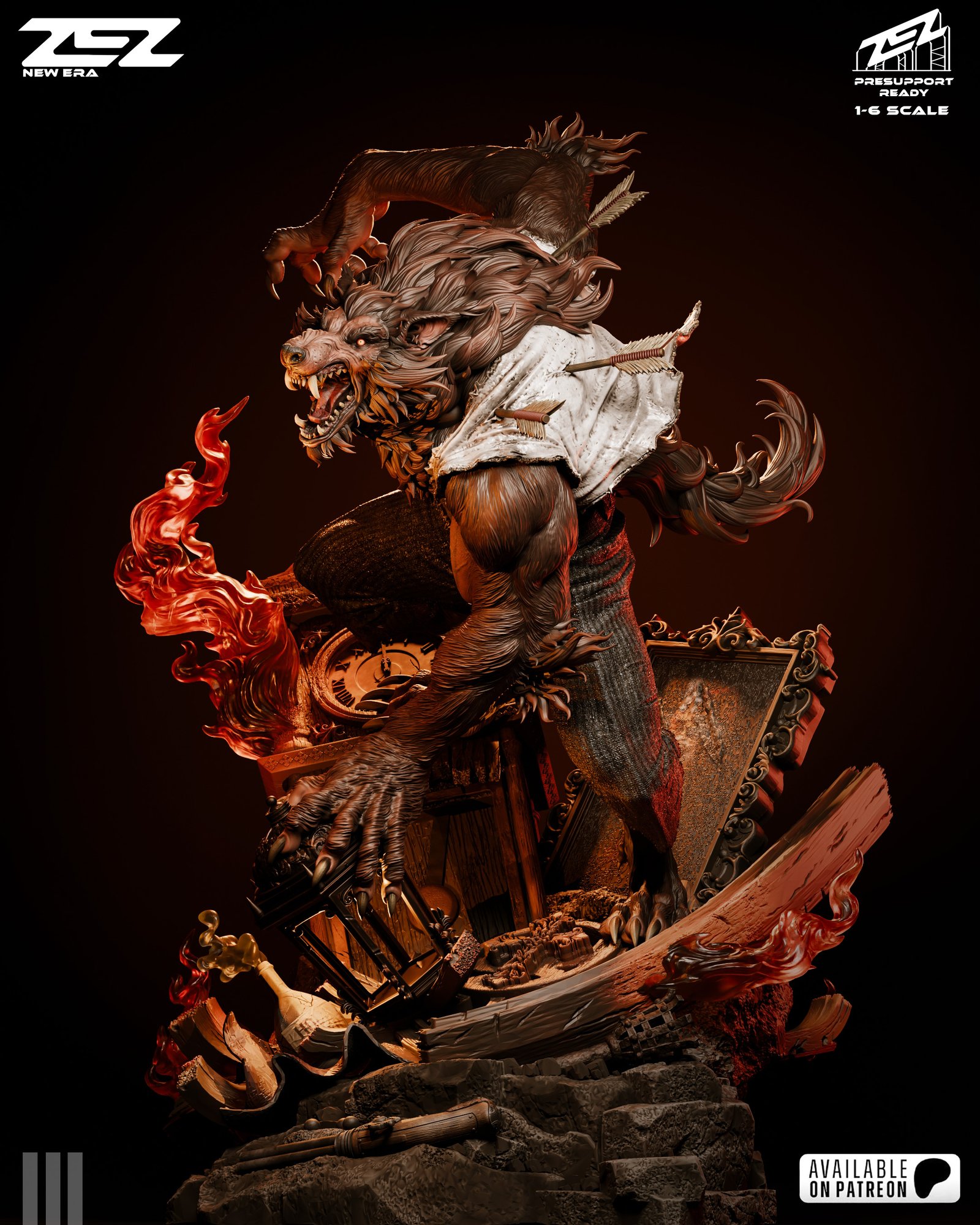 Werewolf — Painted