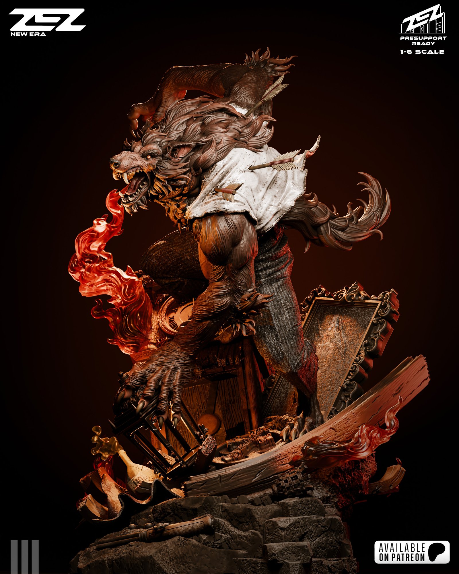 Werewolf — Painted