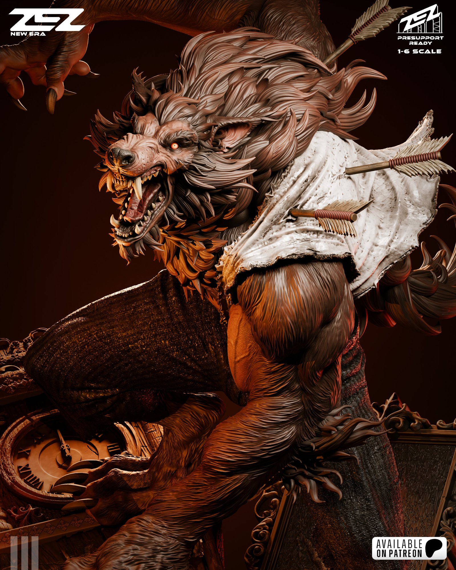 Werewolf — Painted